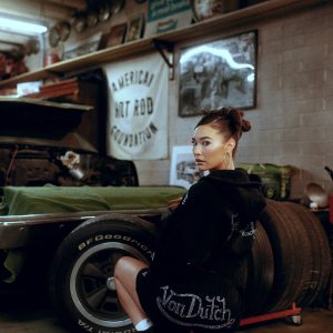 Y2Kulture Ellie Sweat Shorts in Black
