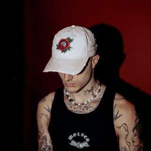 Eye of the Beholder Distressed Dad Hat in Washed Bubblegum