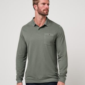 December First Long Sleeve Polo