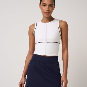 Moveknit Sunfire Zip Sport Top