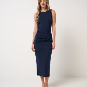 Cloud Jersey Ruched Midi Dress