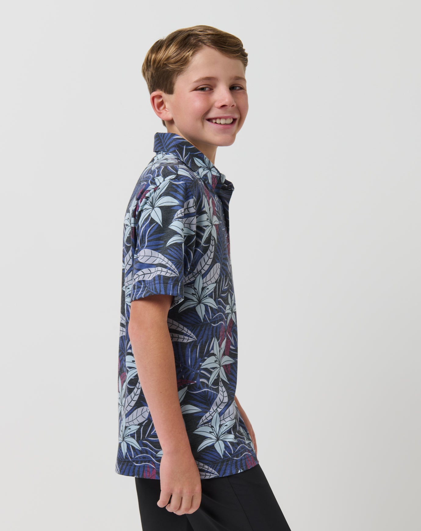 Featherweight Open Bay Youth Polo - Image 2