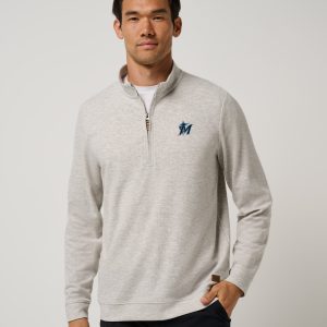 Miami Marlins Cloud Home Game Quarter Zip