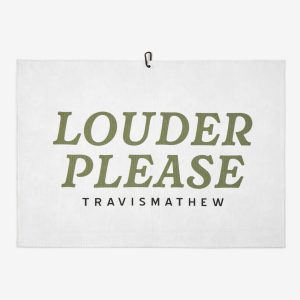 Louder Please Golf Towel