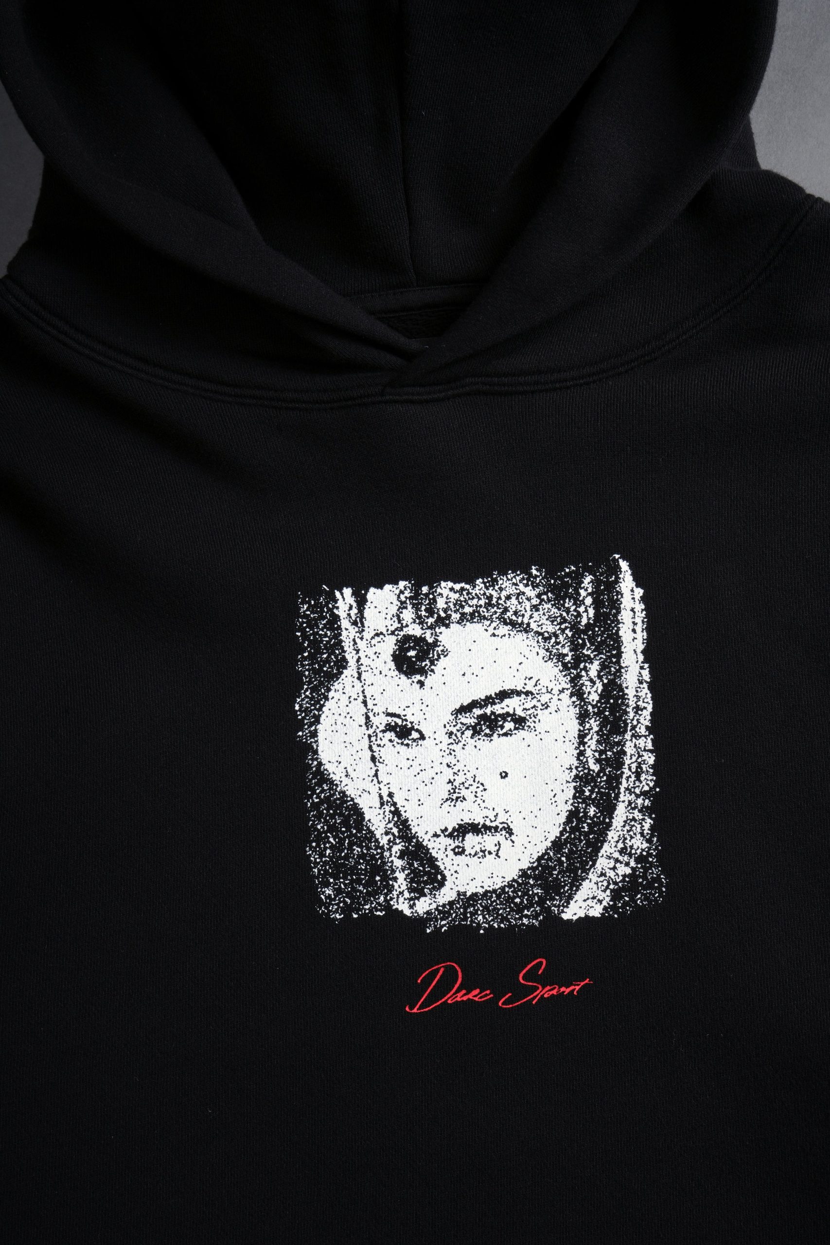 The Queen Wyoming (Cropped) Hoodie in Black - Image 5
