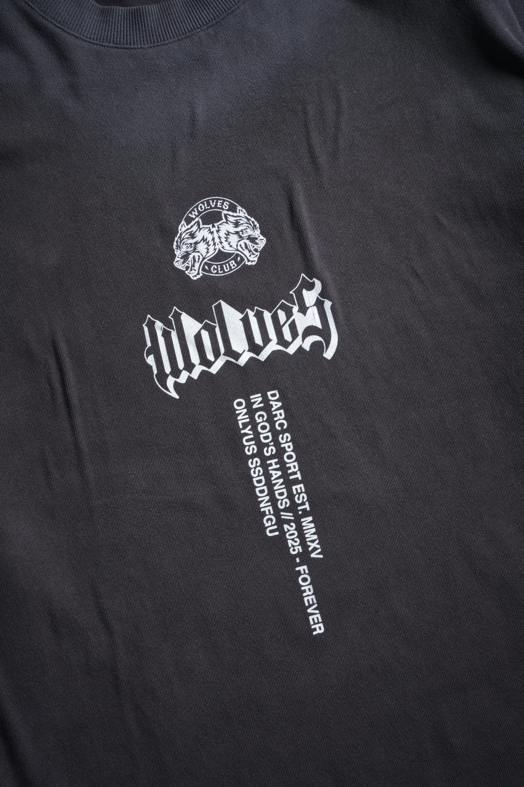 In God's Hands Premium Oversized Tee in Wolf Gray Drift Wash - Image 7