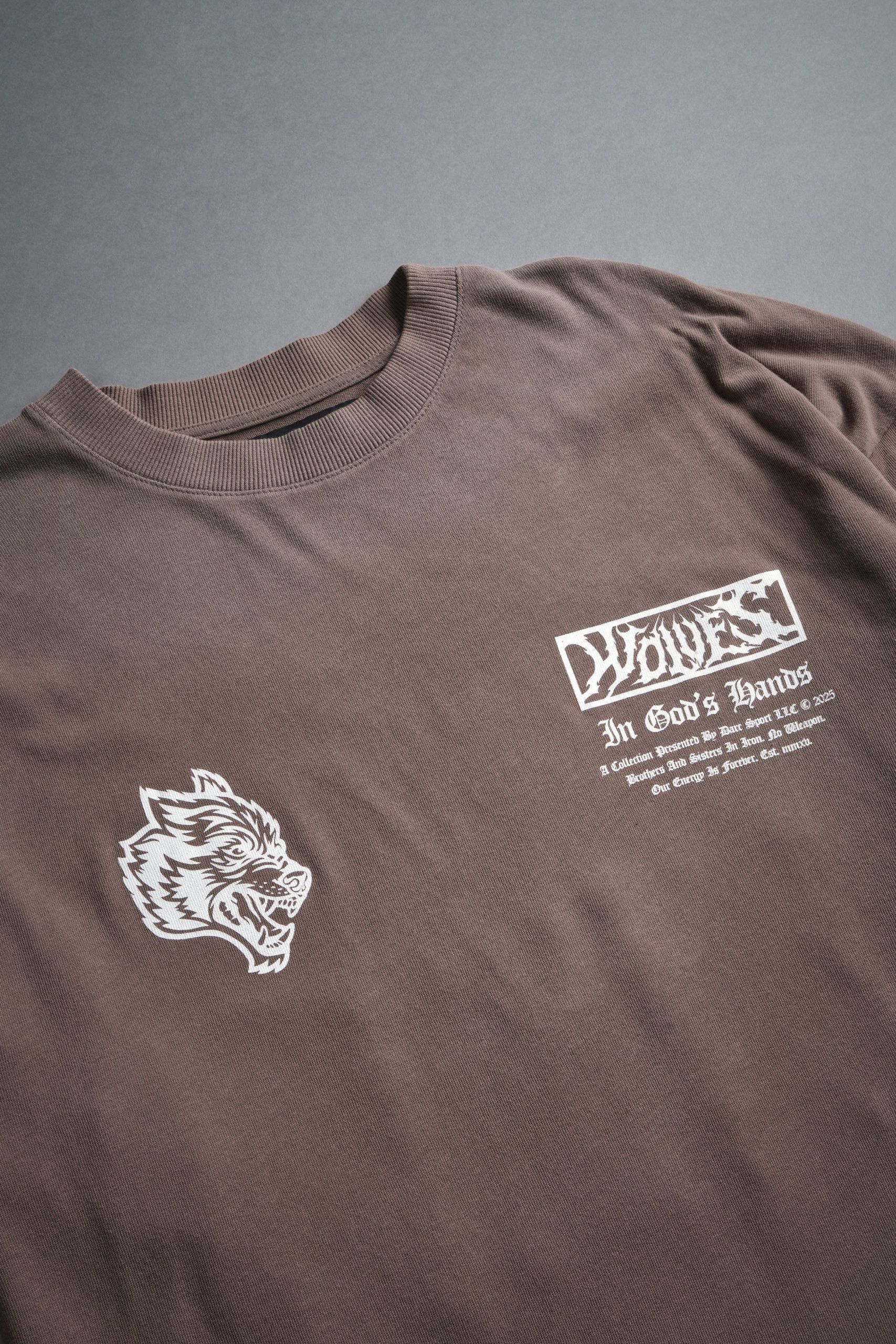 Midnight Horseman Premium Oversized Tee in Mojave Brown Drift Wash - Image 7