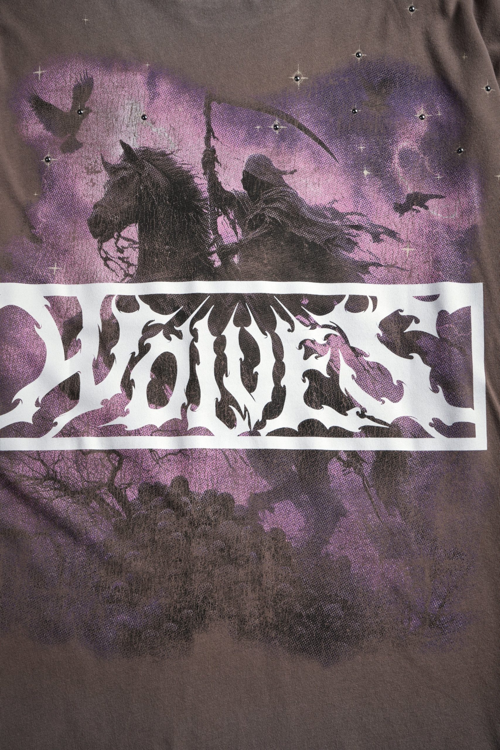 Midnight Horseman Premium Oversized Tee in Mojave Brown Drift Wash - Image 9
