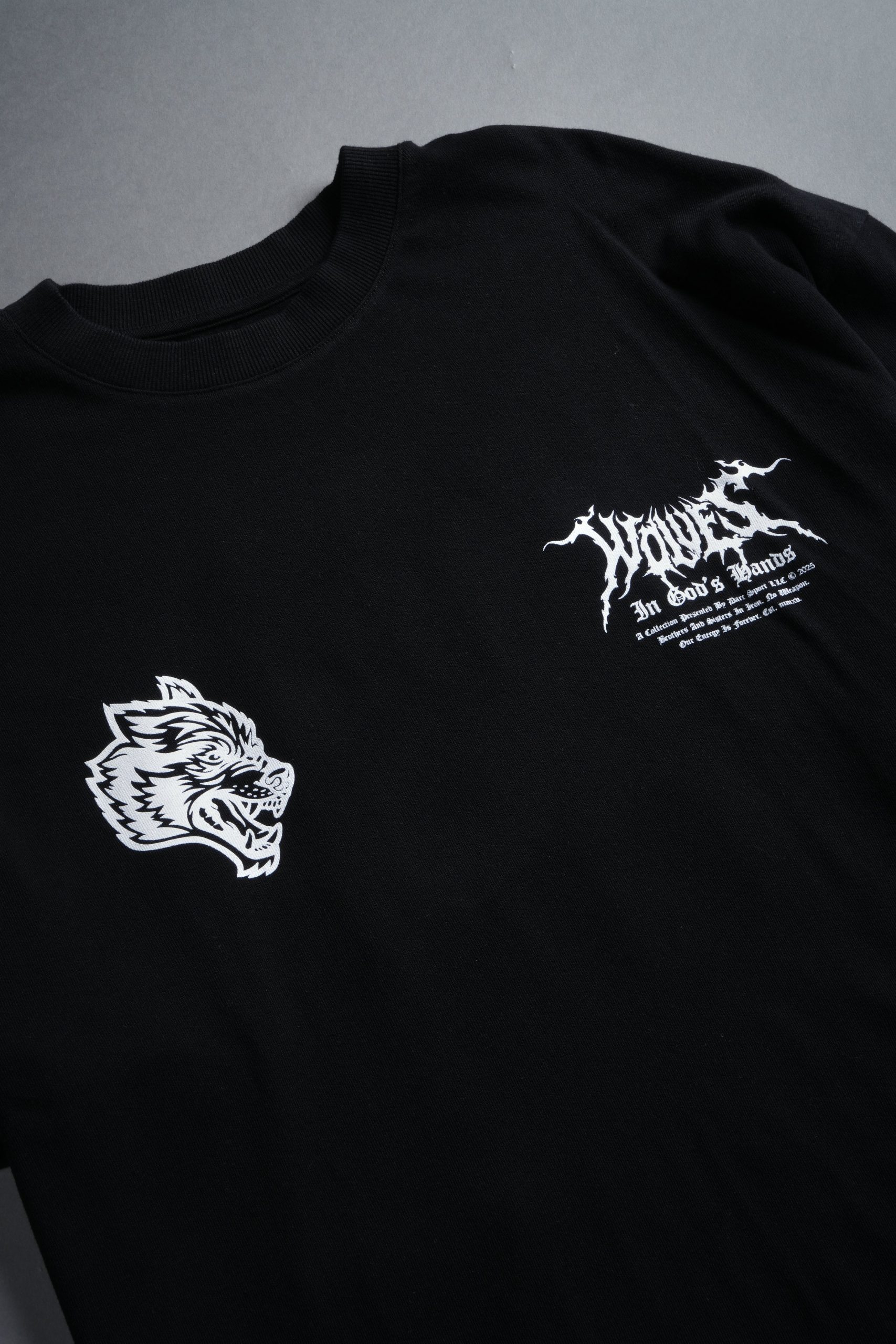 Through The Clouds Premium Oversized Tee in Black - Image 16