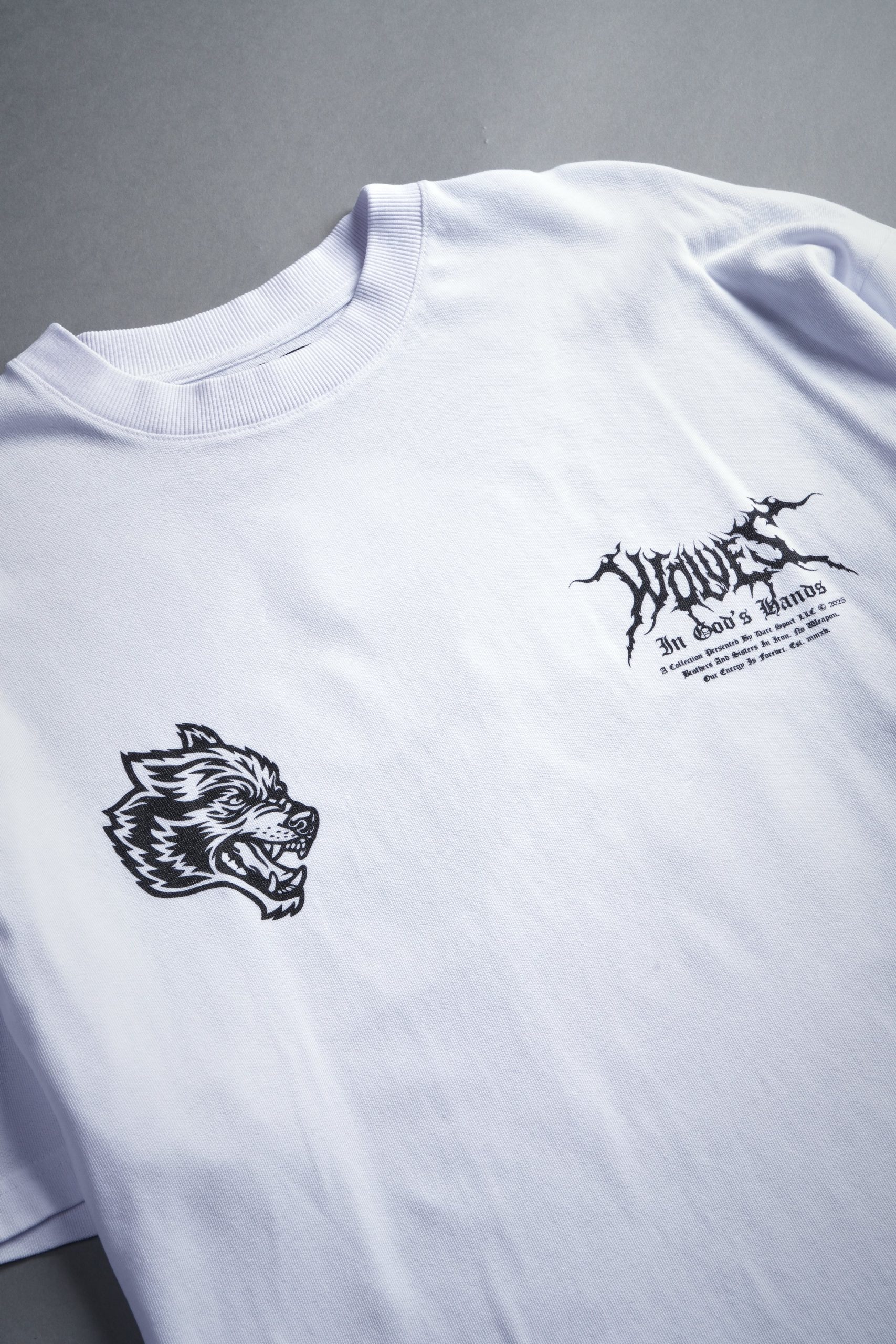 Through The Clouds Premium Oversized Tee in White - Image 9