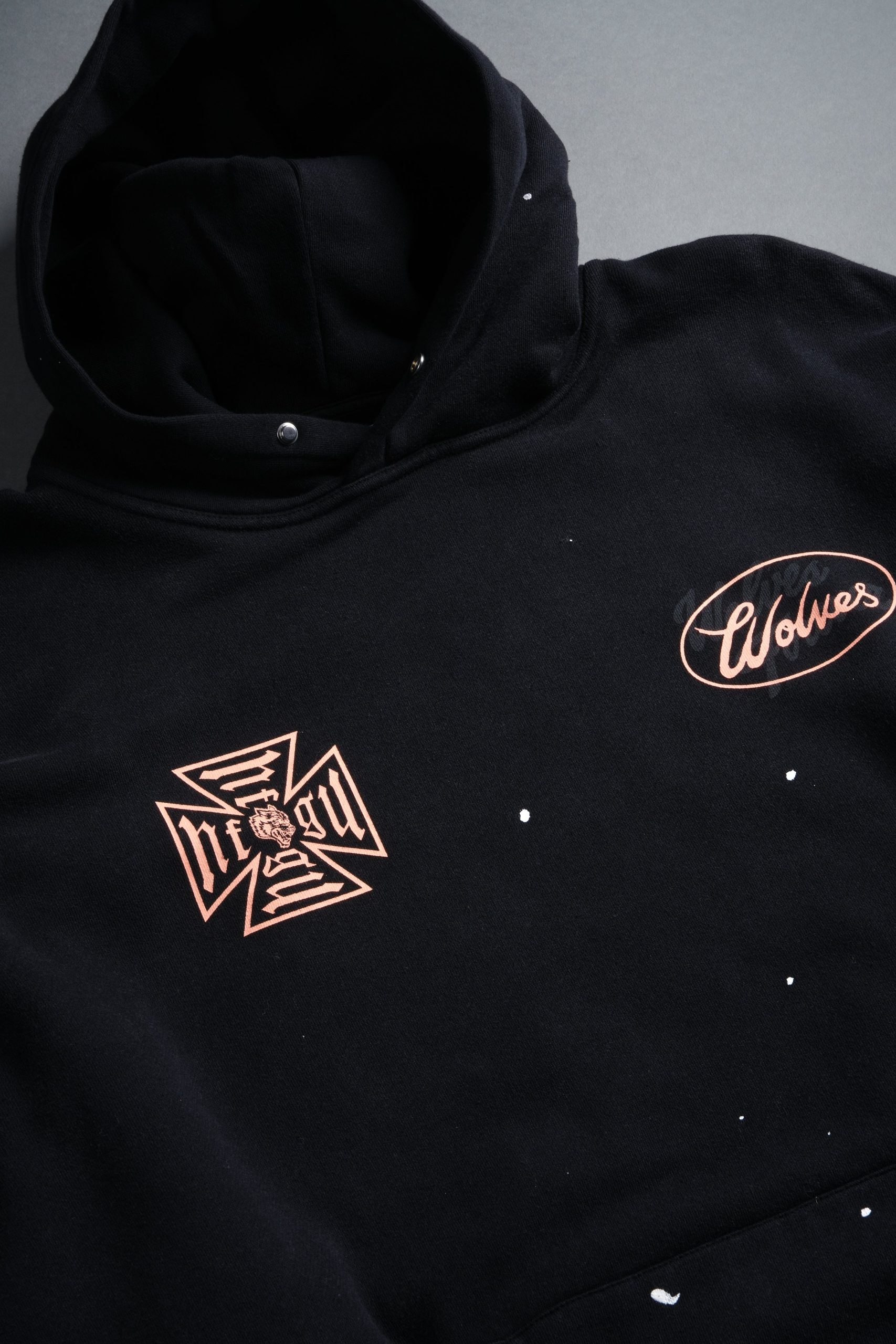DSA FRVR Pierce Hoodie in Black Drift Wash - Image 9