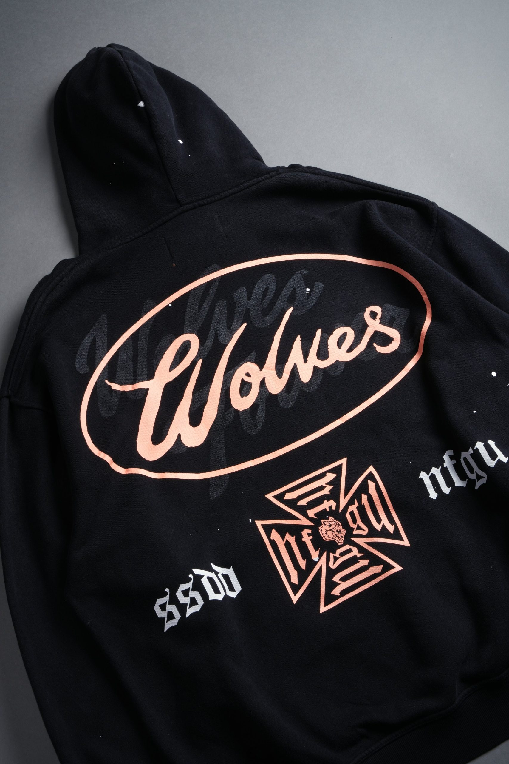 DSA FRVR Pierce Hoodie in Black Drift Wash - Image 10