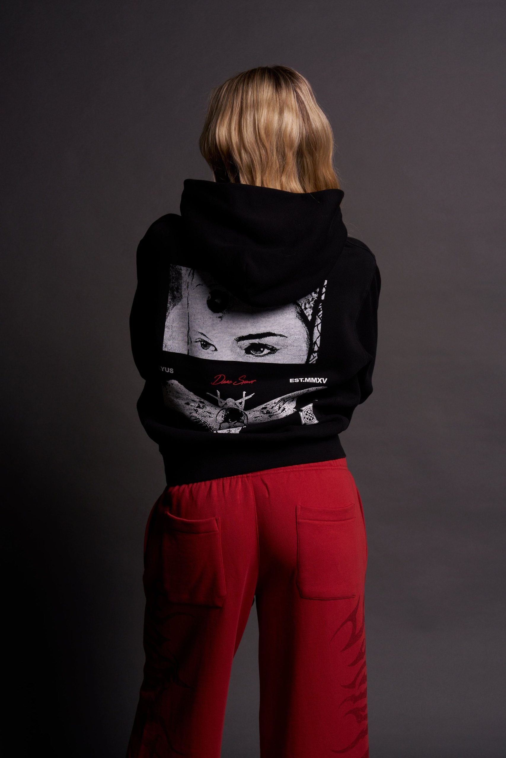 Queen's Shadow She Dakota Hoodie in Black - Image 2