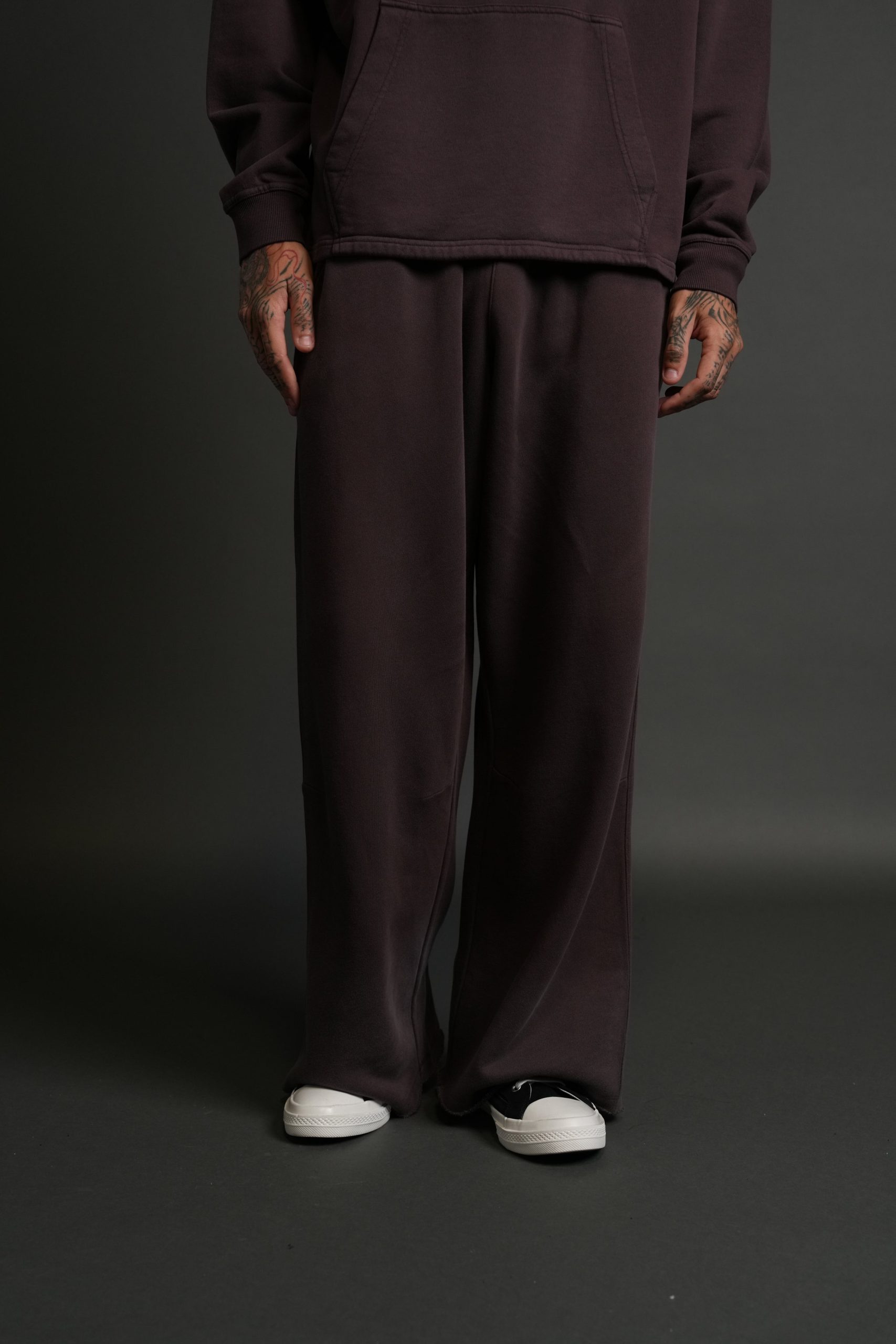 Darc Wandering Moaty Sweat Pants in Darc Garnet Drift Wash - Image 2
