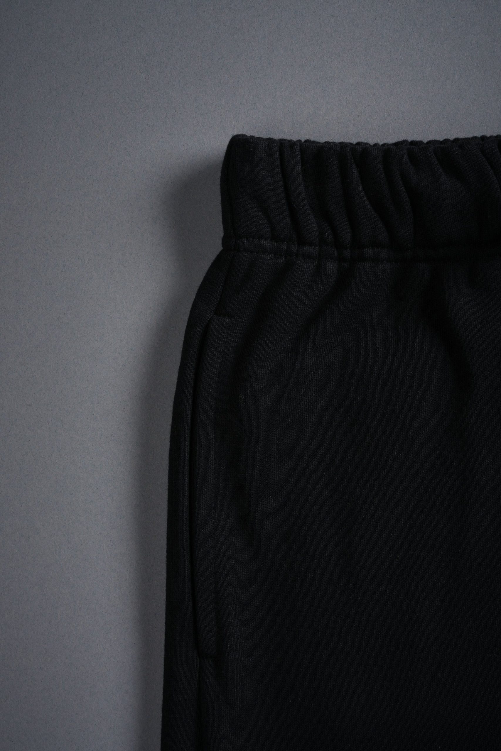 Rebel Heritage Grunge Oversized Raw Hem Post Lounge Sweat Shorts in Black - Image 10