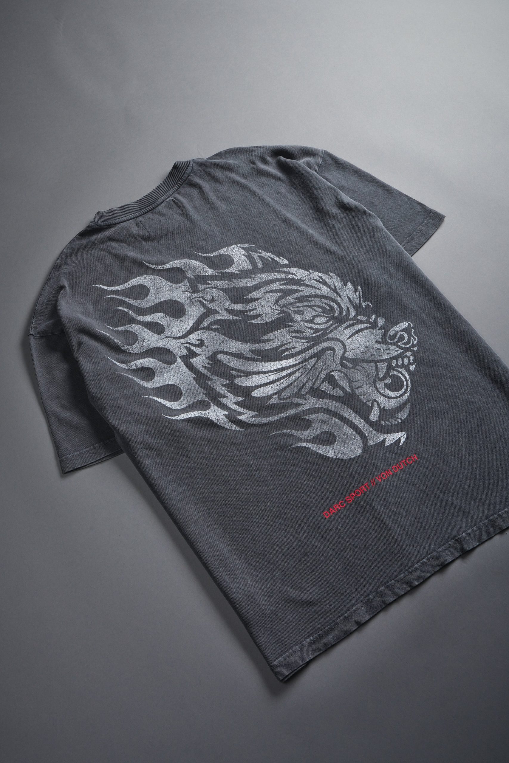 Von Darc Premium Oversized Tee in Wolf Gray - Image 8