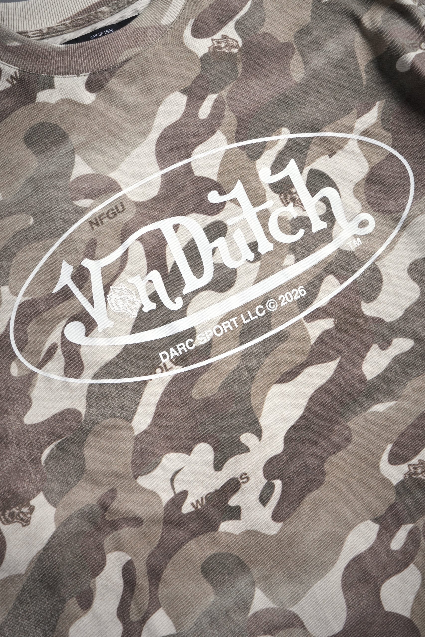 DSVD Legacy Premium Oversized Tee in DSVD Green Camo - Image 9