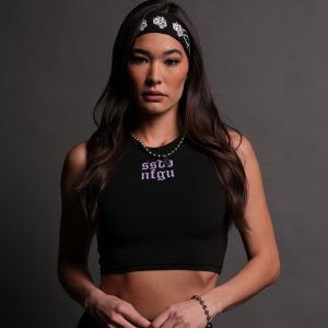 SSDDNFGU Energy Racerback Tank in Black