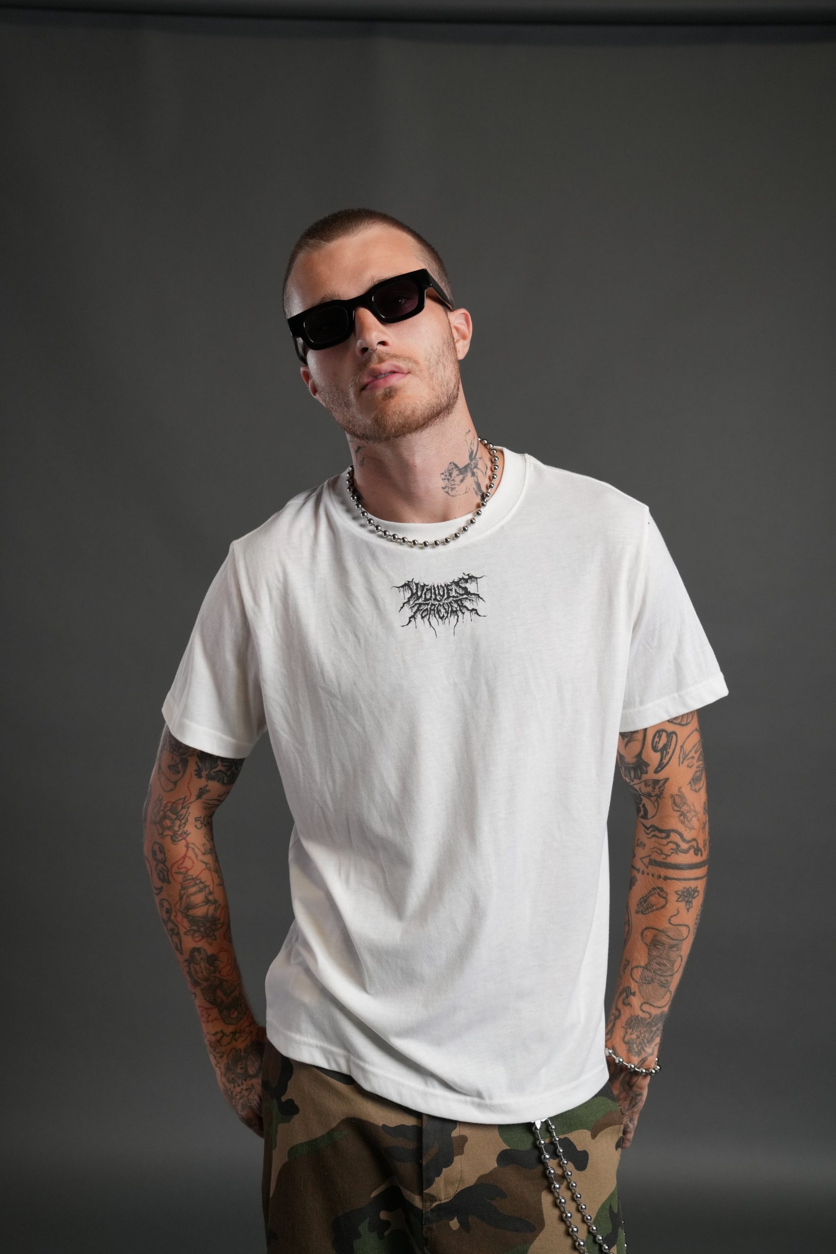 Forged From Iron J. Dean Premium Tee in Cream - Image 4