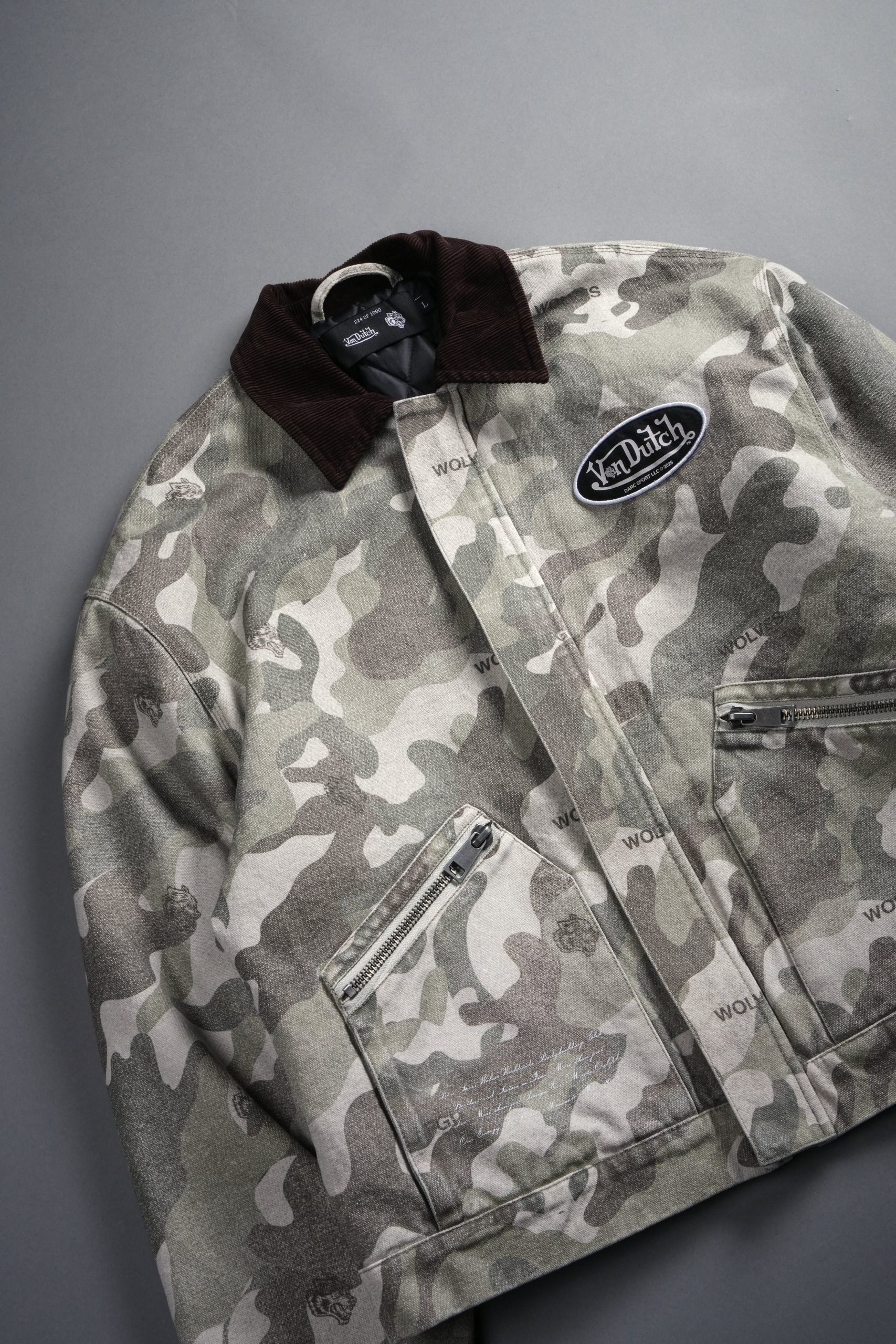 VD Chopper Earl Jacket in DSVD Green Camo - Image 7
