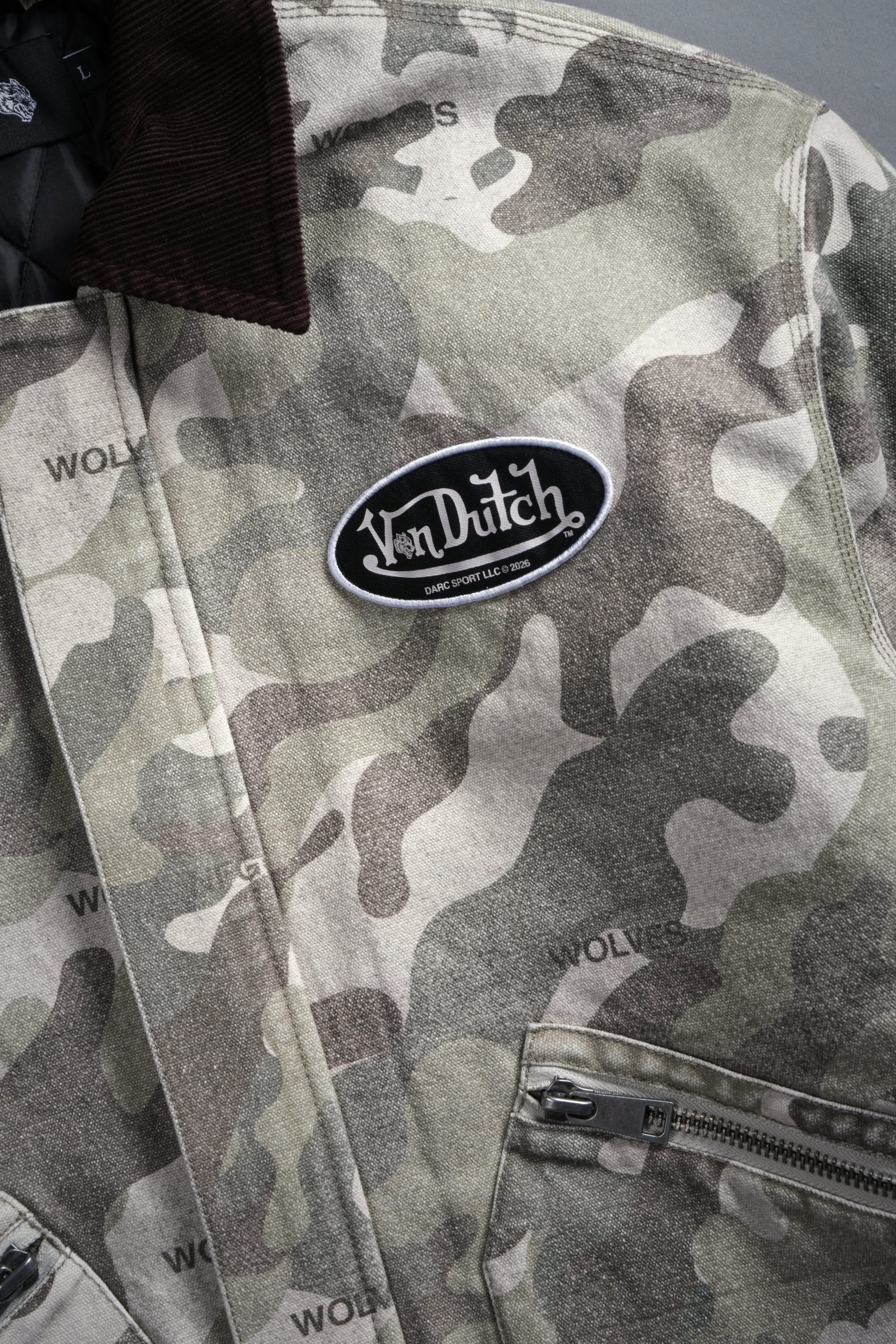 VD Chopper Earl Jacket in DSVD Green Camo - Image 8