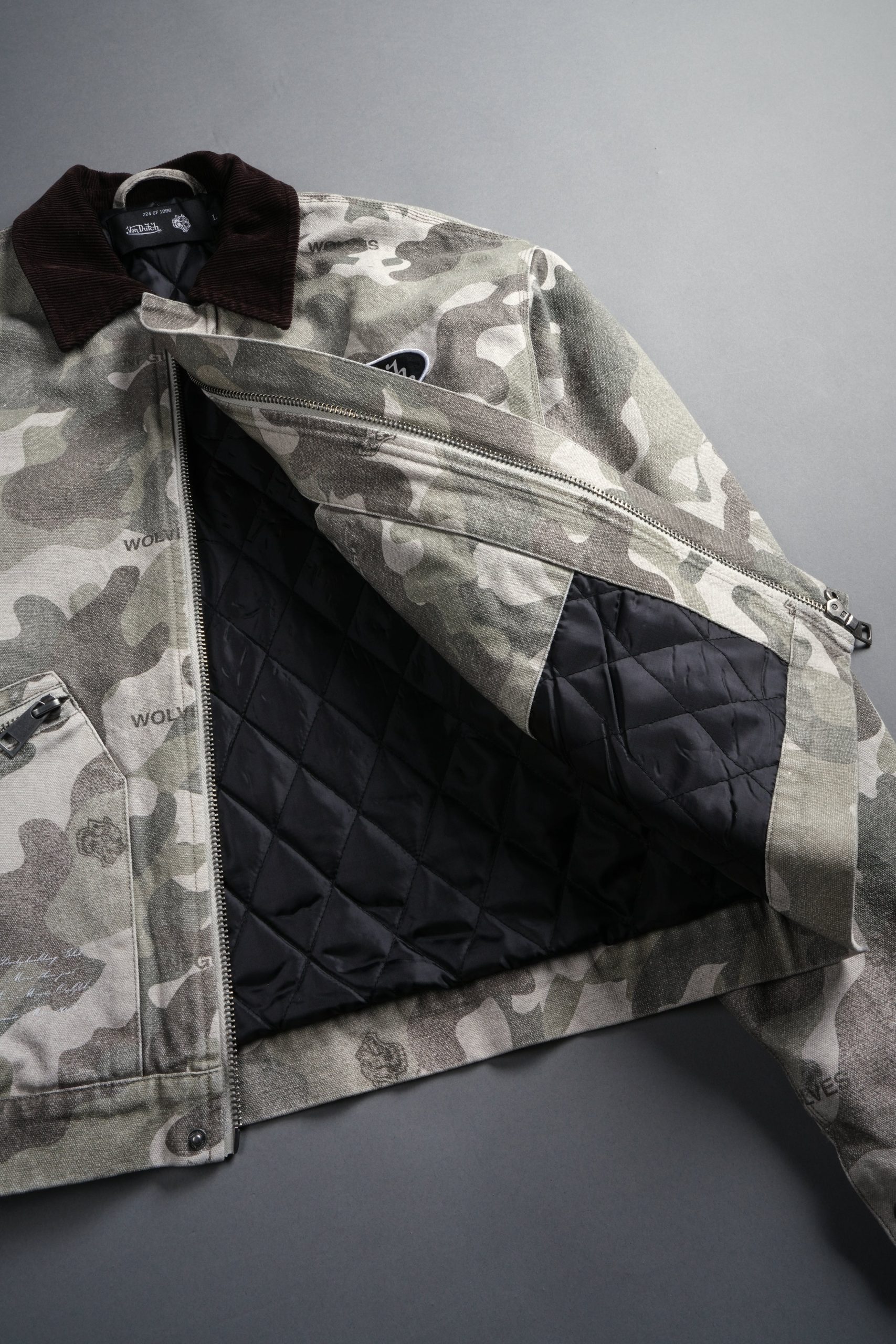 VD Chopper Earl Jacket in DSVD Green Camo - Image 9