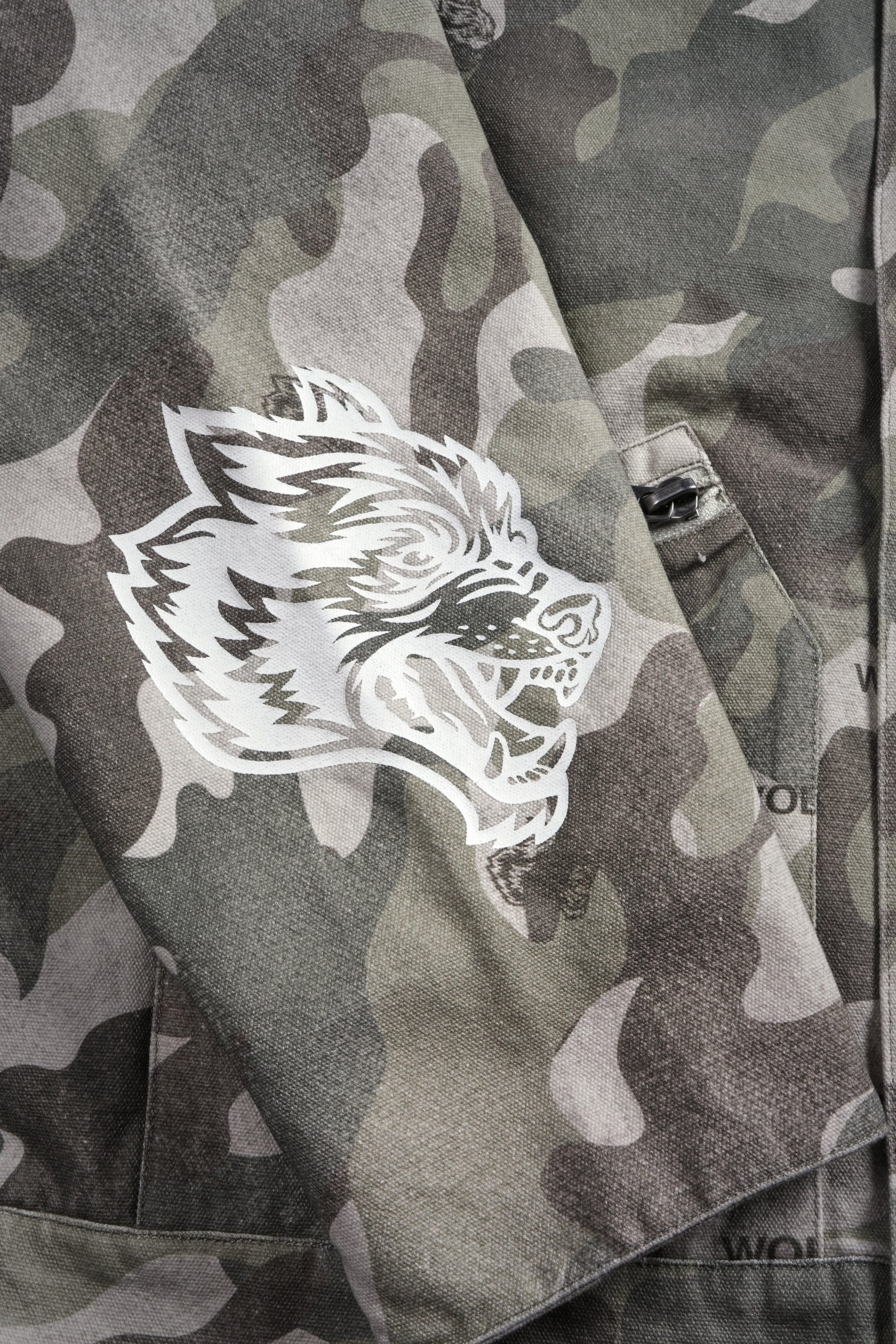Rebel Heritage Earl Jacket in DSVD Green Camo - Image 13