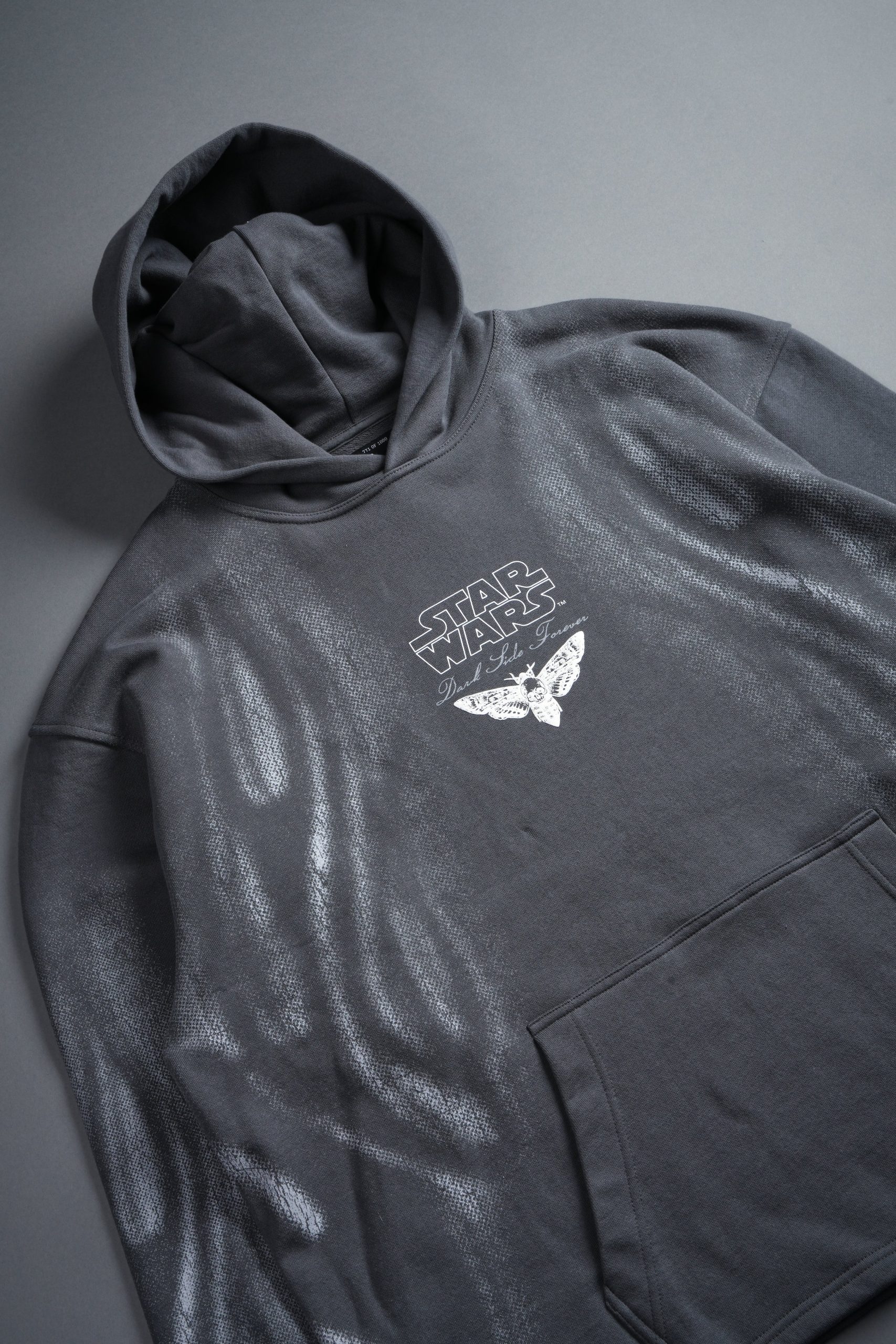 Dark Flame Moaty Hoodie in Slate Gray - Image 5