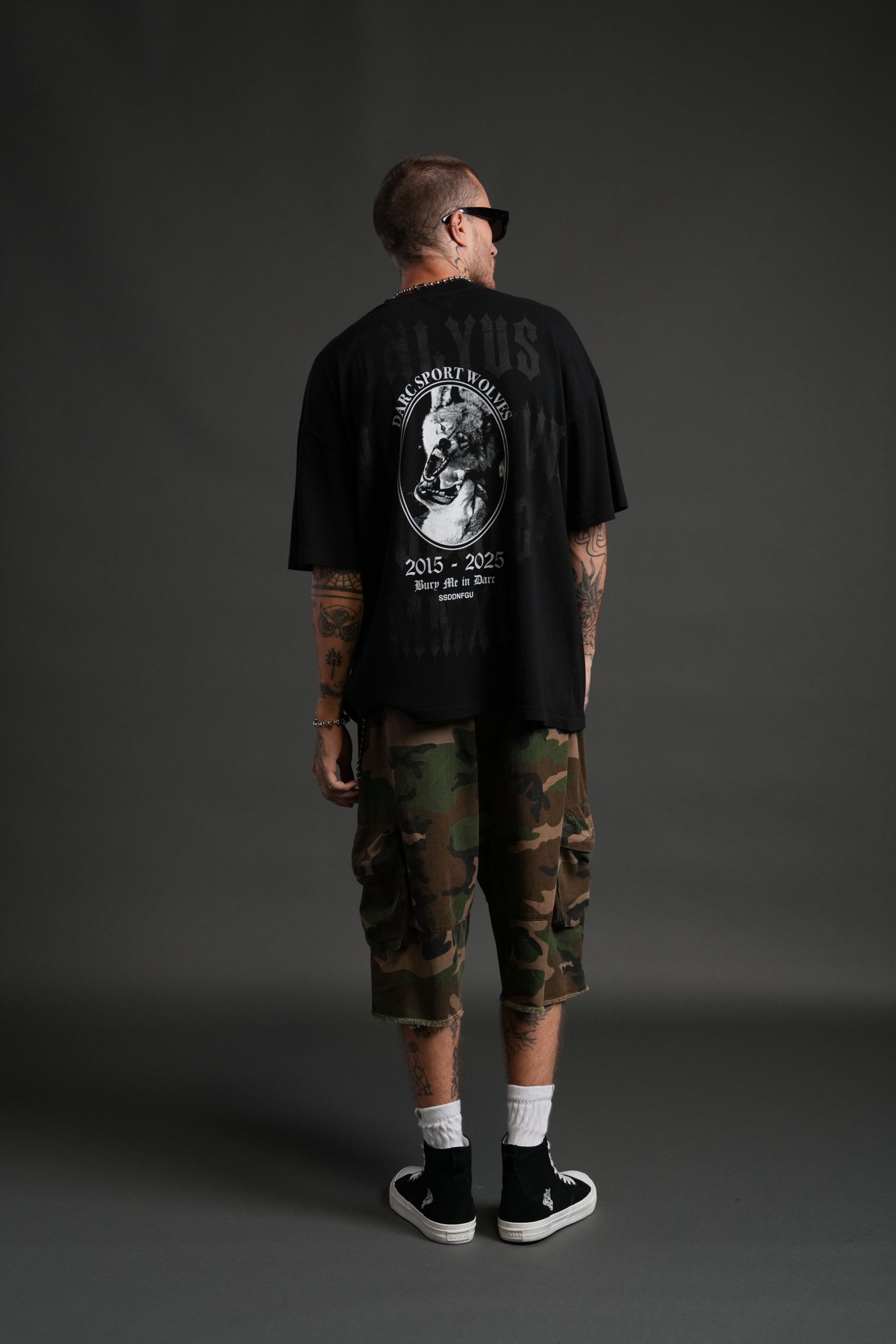 Wolf Blood Premium Oversized Tee in Black - Image 6