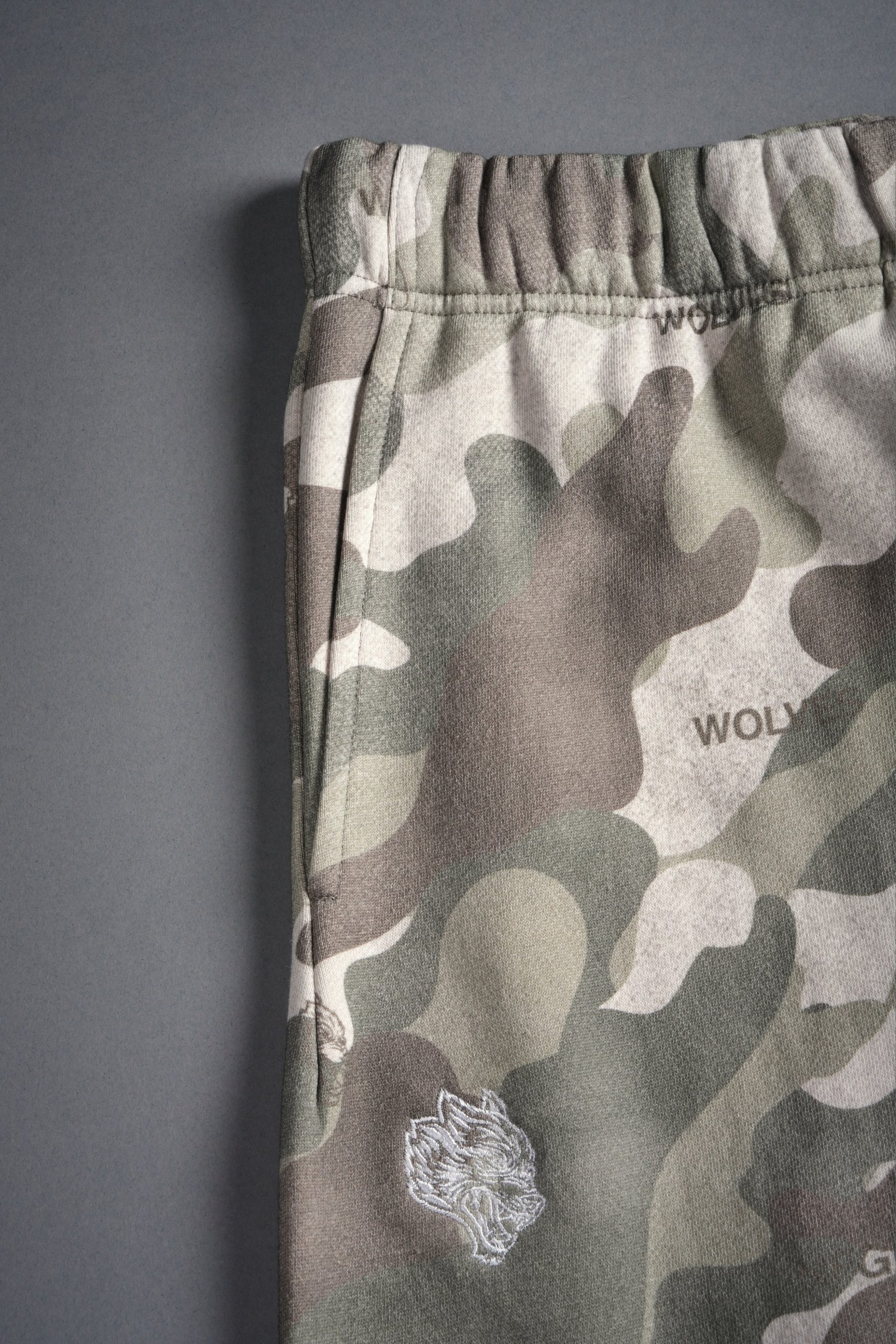 Darc Kulture Bigelow Cargo Sweat Pants in DSVD Green Camo - Image 8
