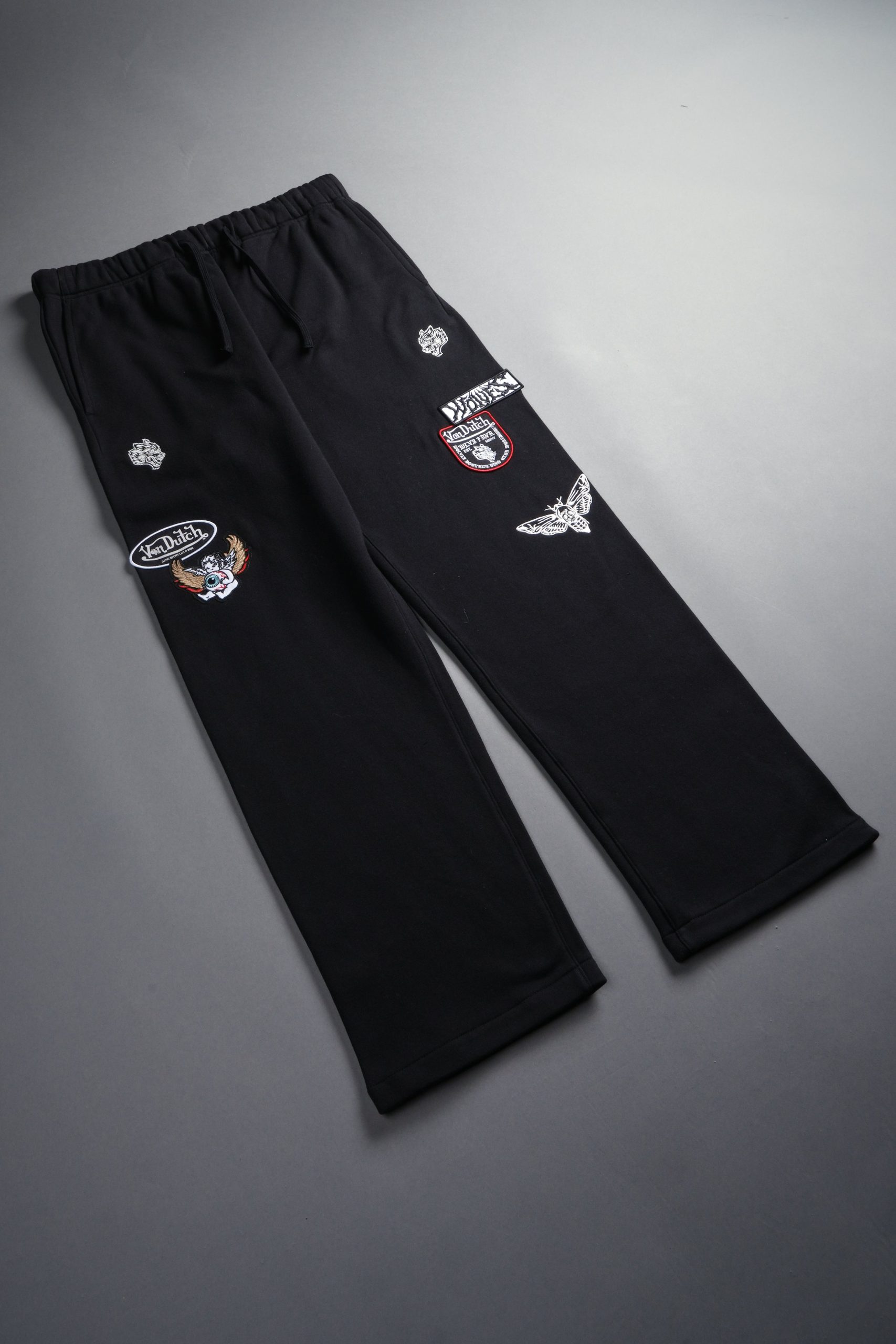 Darc Kulture Bigelow Cargo Sweat Pants in Black - Image 6