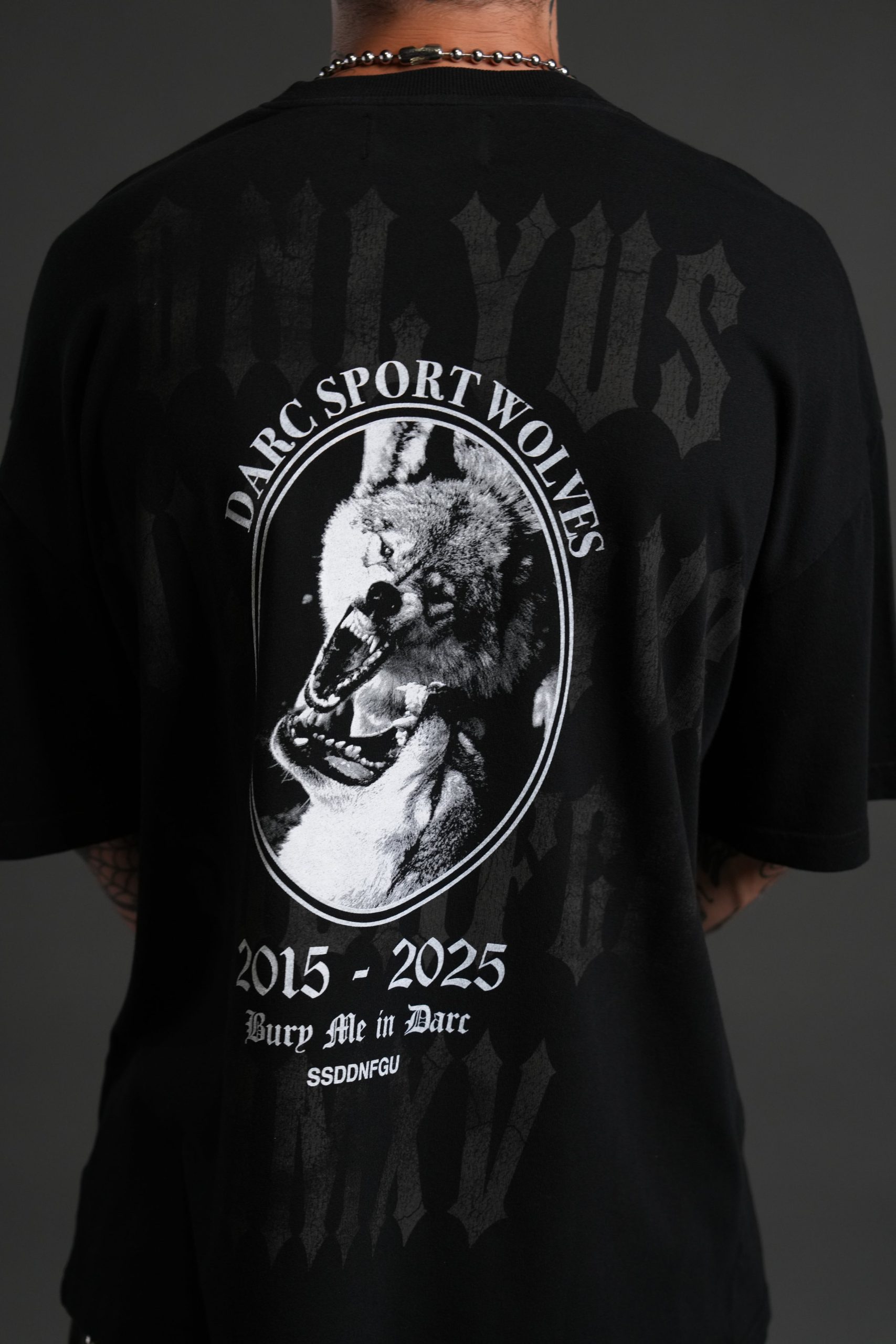 Wolf Blood Premium Oversized Tee in Black - Image 8