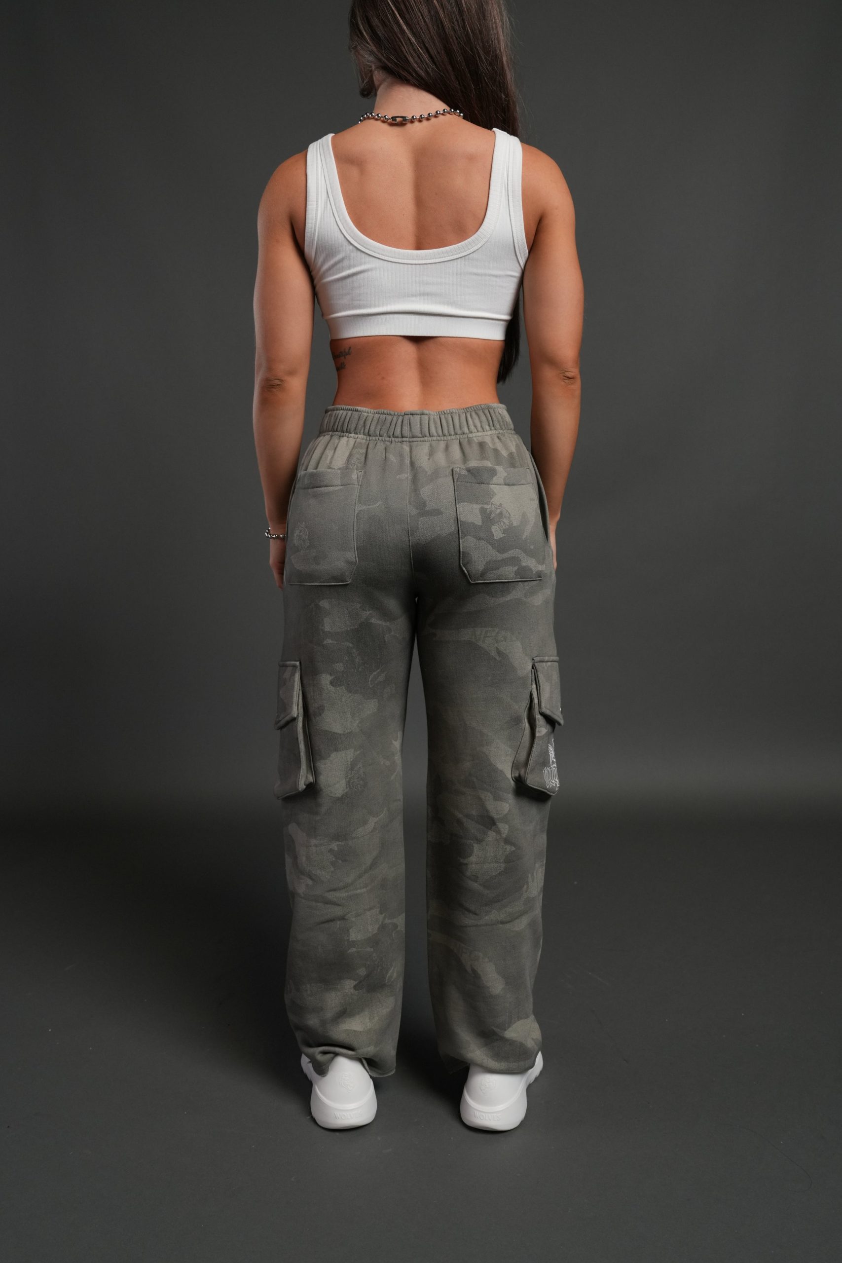 Dual Cherub NFGU Big Cozy Sweats in Lush Vintage Woodland Camo - Image 3