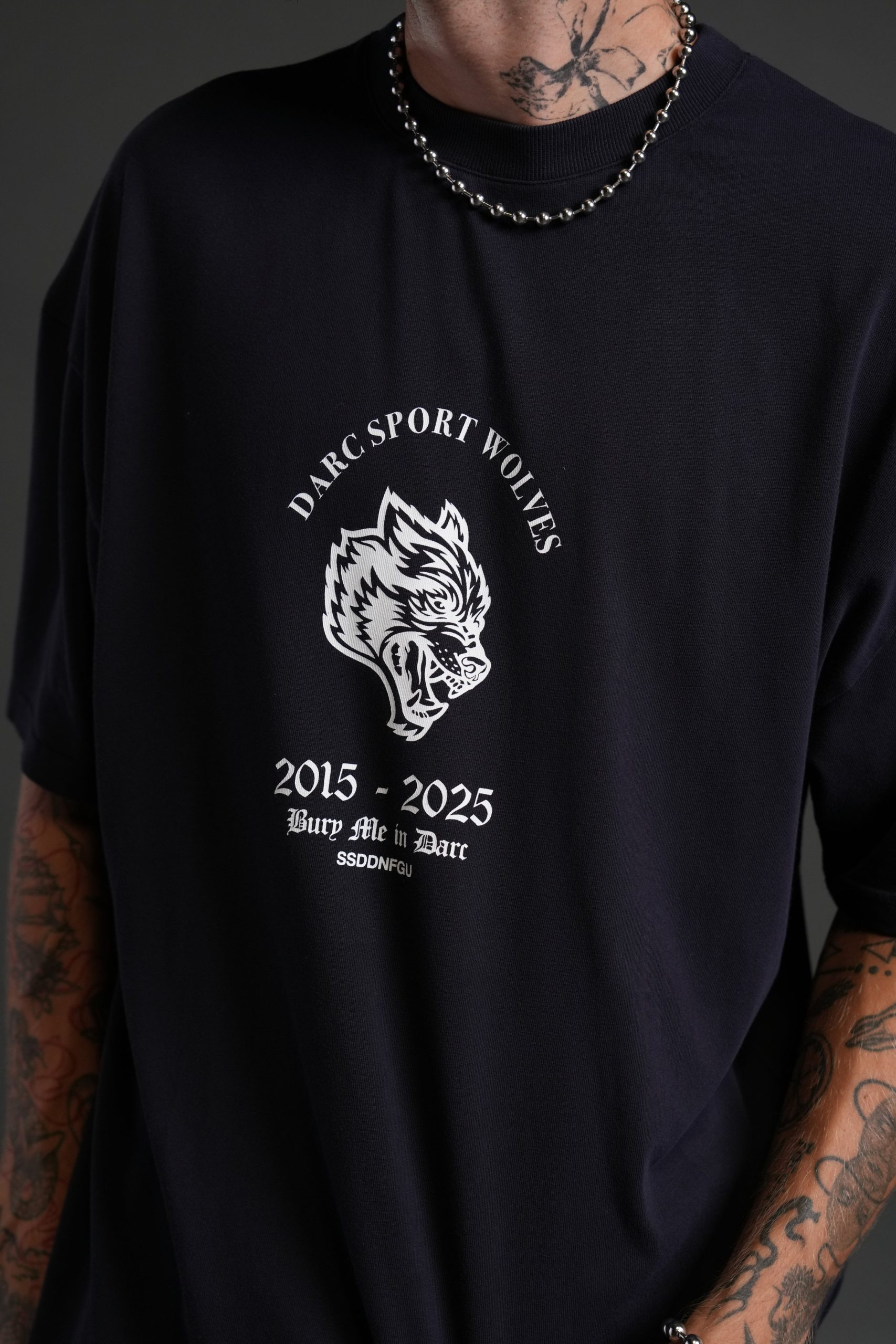 Wolf Blood Premium Oversized Tee in Nightshade - Image 7
