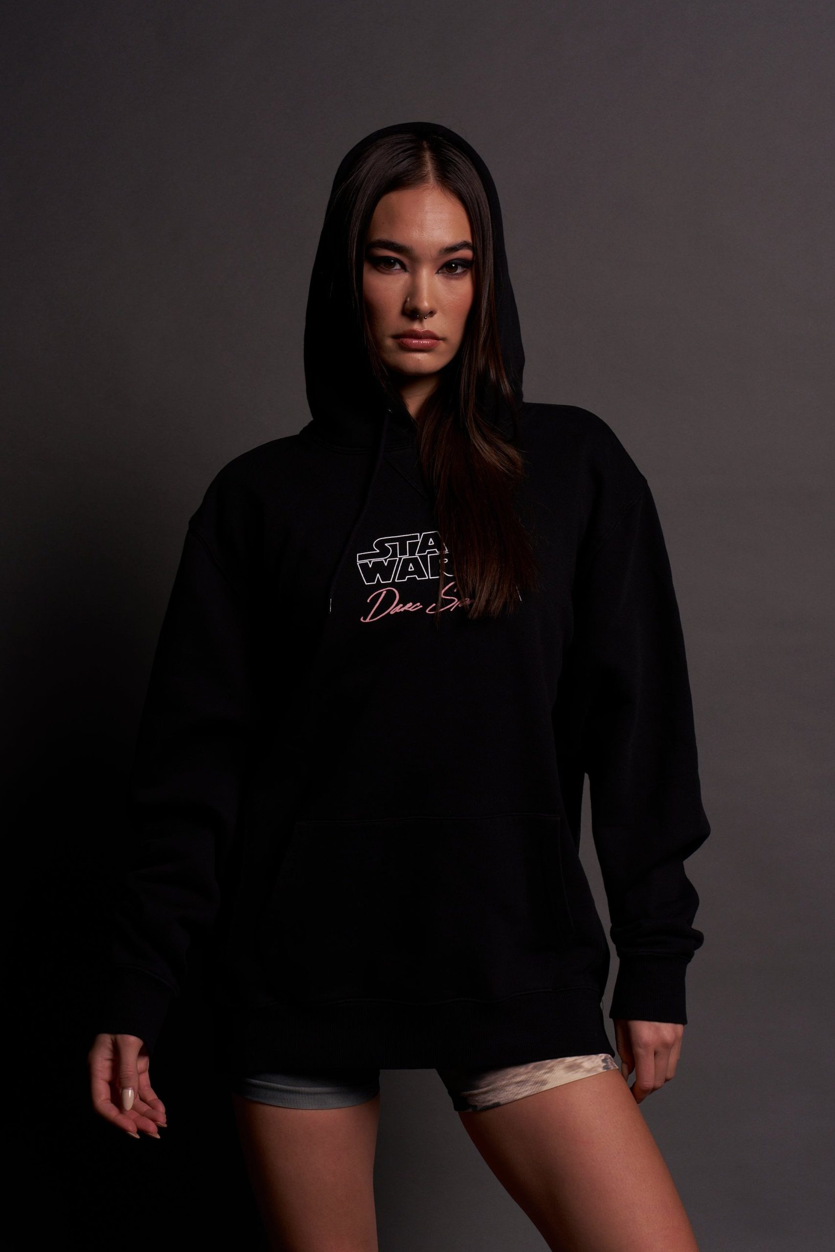 Forbidden Love She Dakota Hoodie in Black