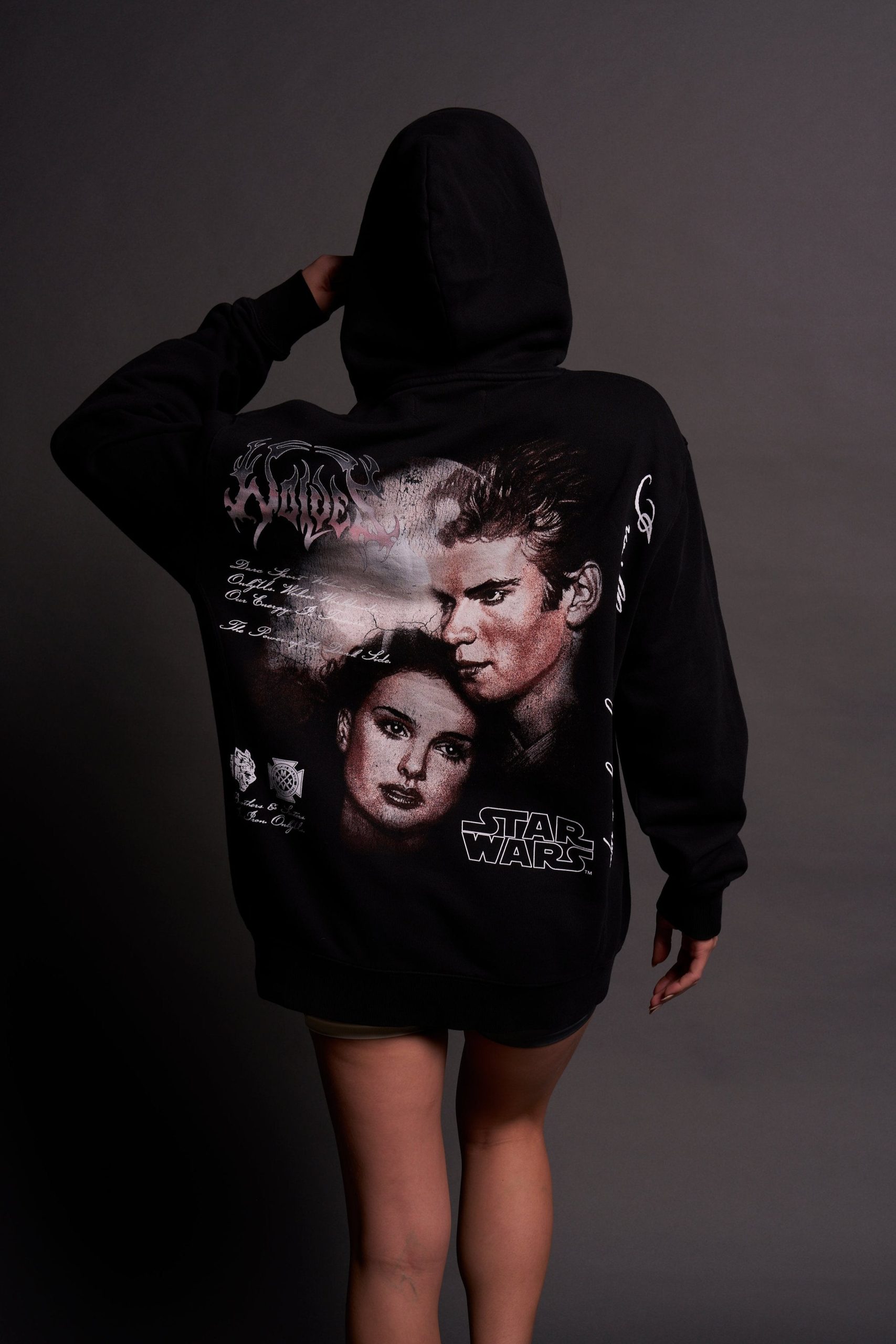 Forbidden Love She Dakota Hoodie in Black - Image 2