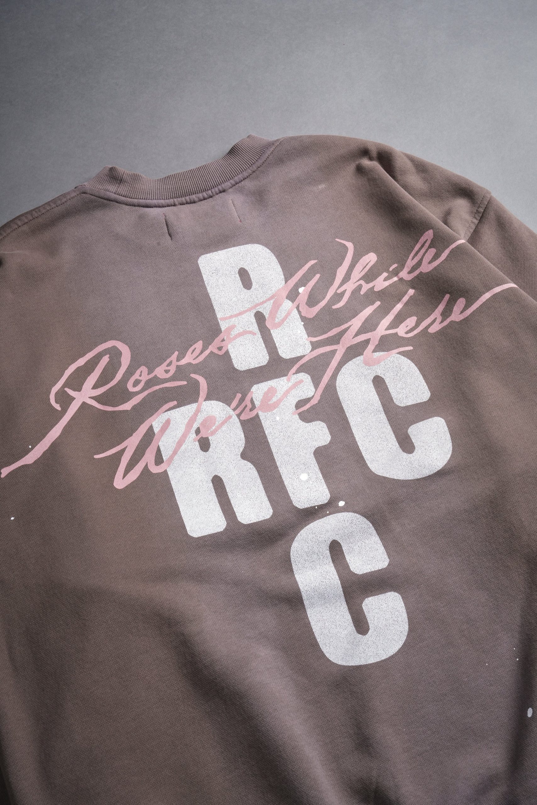 RFC NFGU London Crewneck in Mojave Brown Sun Fade - Image 5