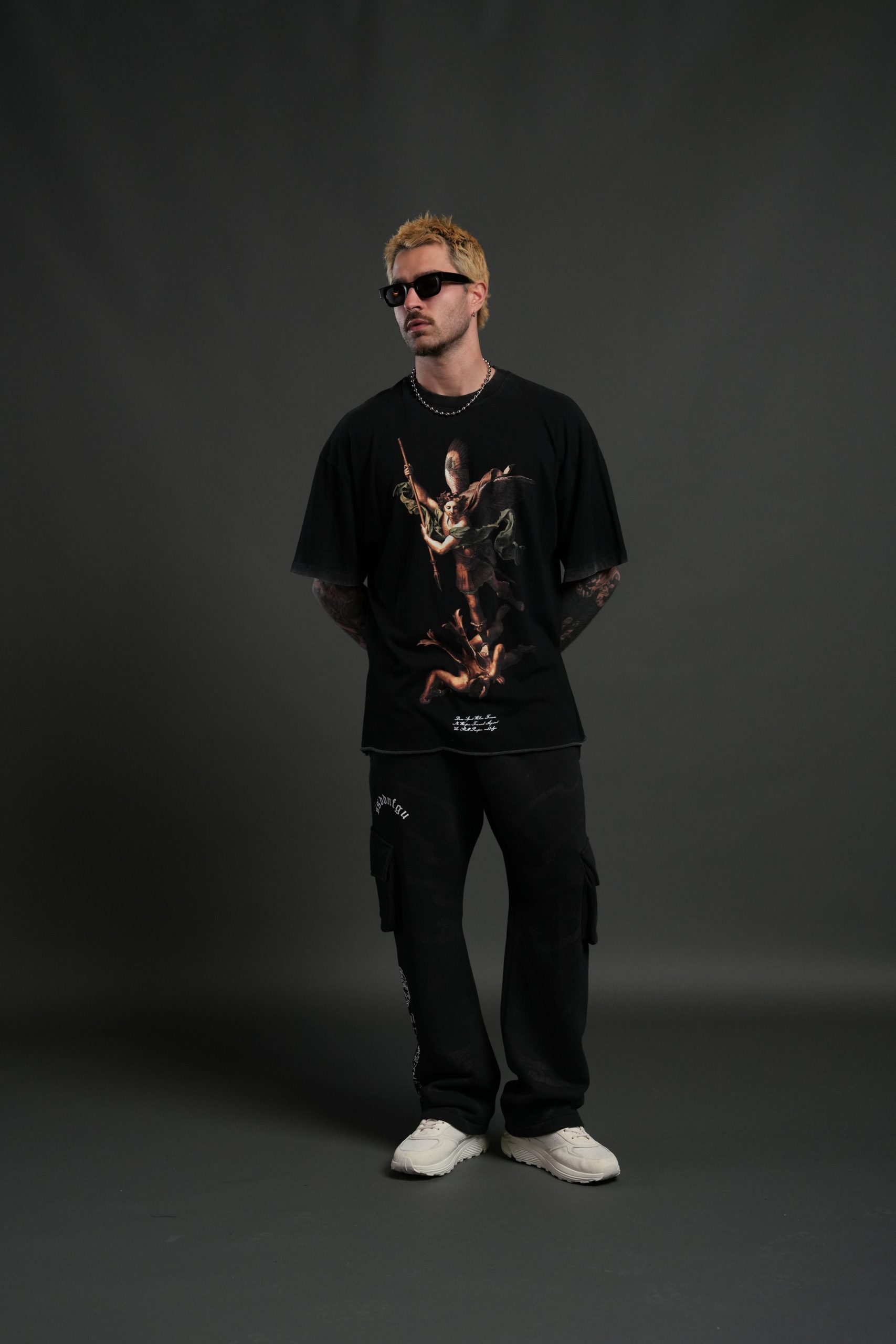 Darc Inferno Bigelow Cargo Sweat Pants in Black - Image 6