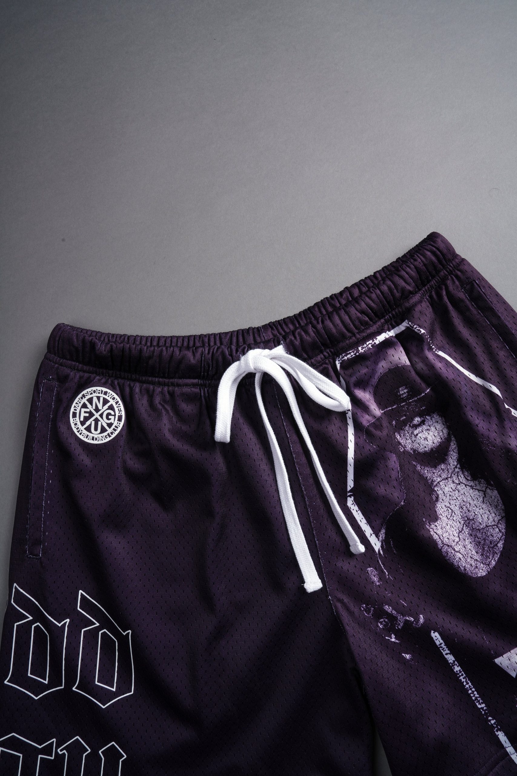 Piledriver Mesh Shorts in Phantom Purple - Image 6
