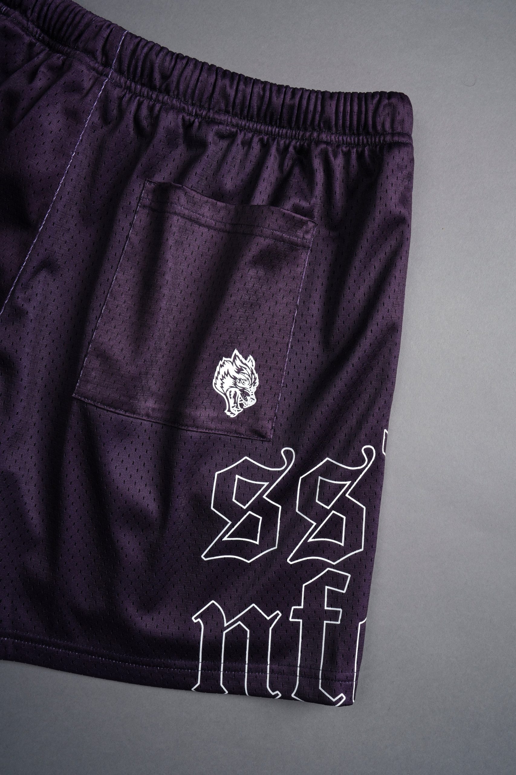 Piledriver Mesh Shorts in Phantom Purple - Image 10
