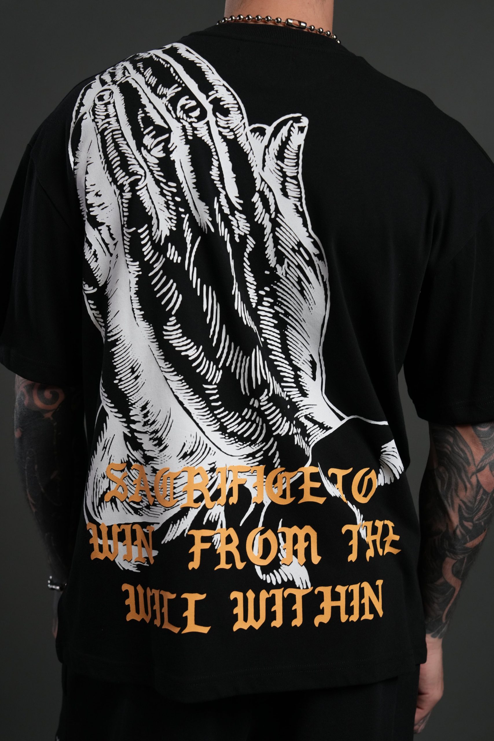 The Will Within Premium Oversized Tee in Black - Image 5