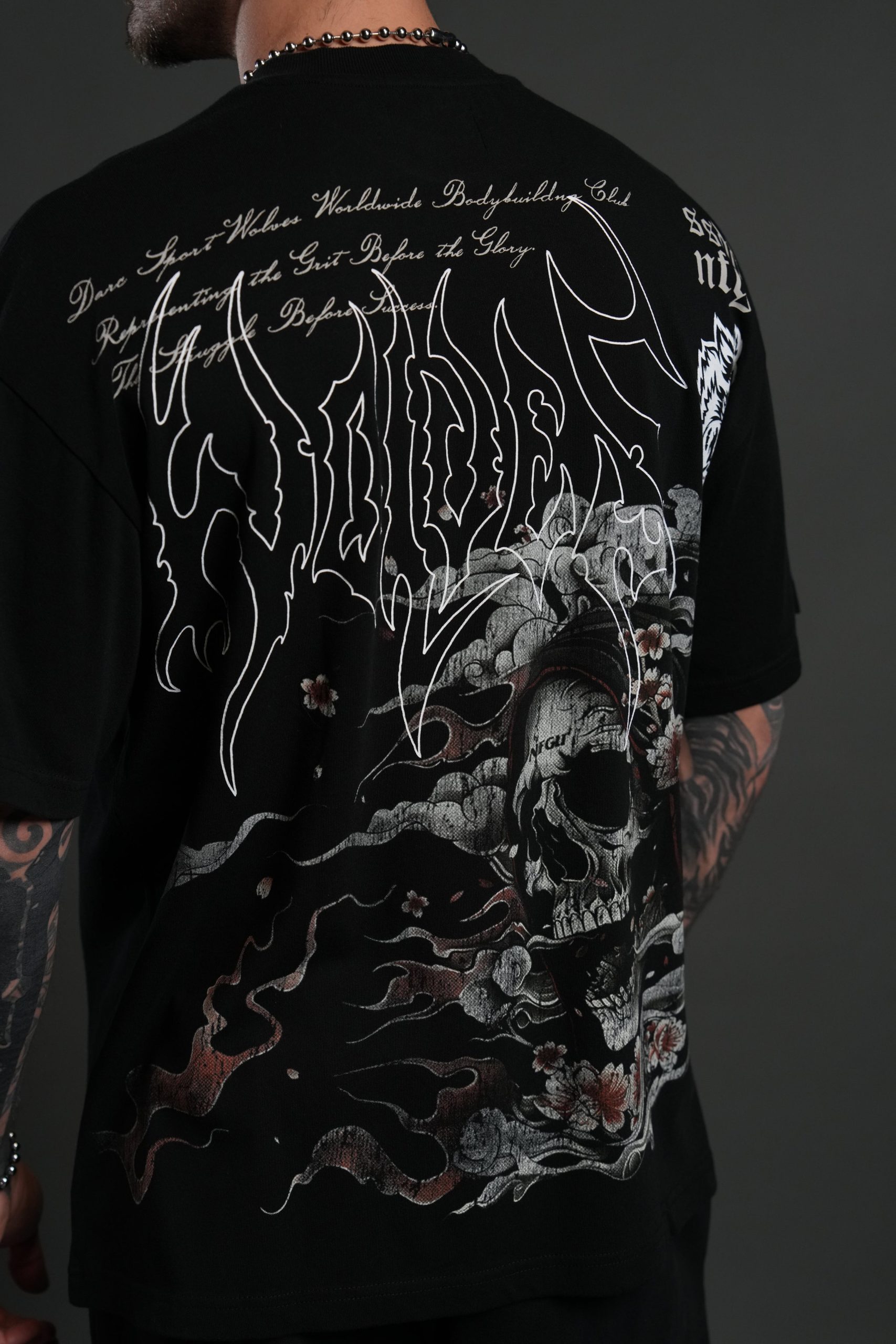 Shonen's Past Premium Oversized Tee in Black - Image 5