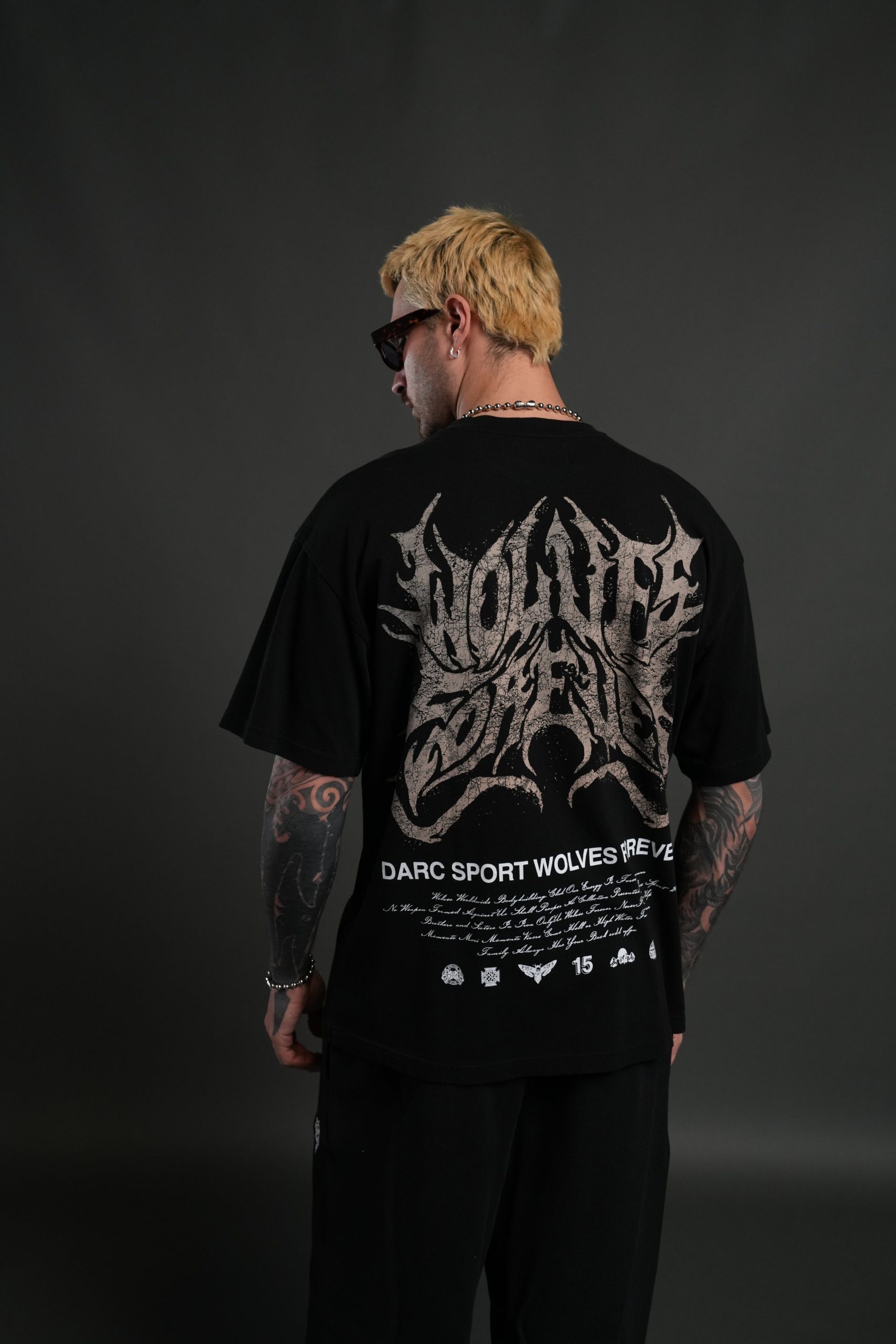 Sheer Loyalty Premium Oversized Tee in Black - Image 4