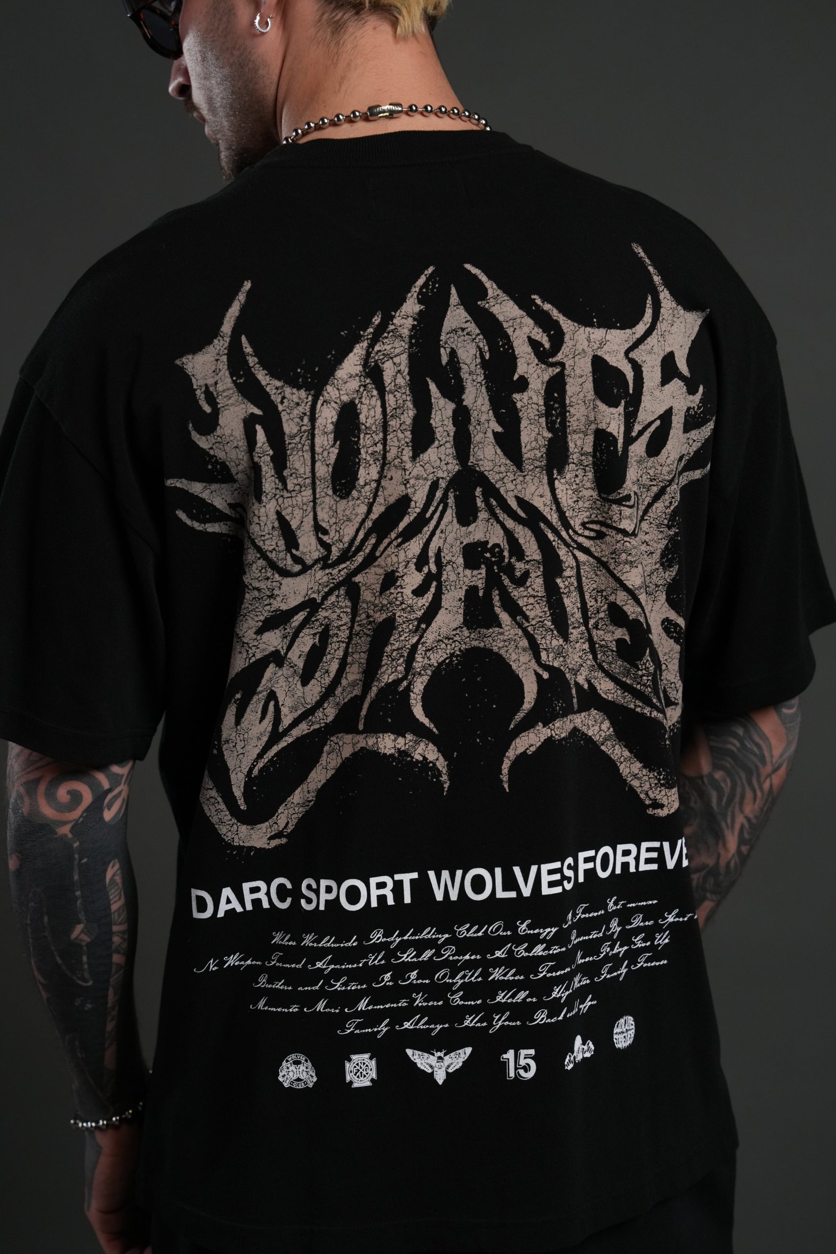 Sheer Loyalty Premium Oversized Tee in Black - Image 5