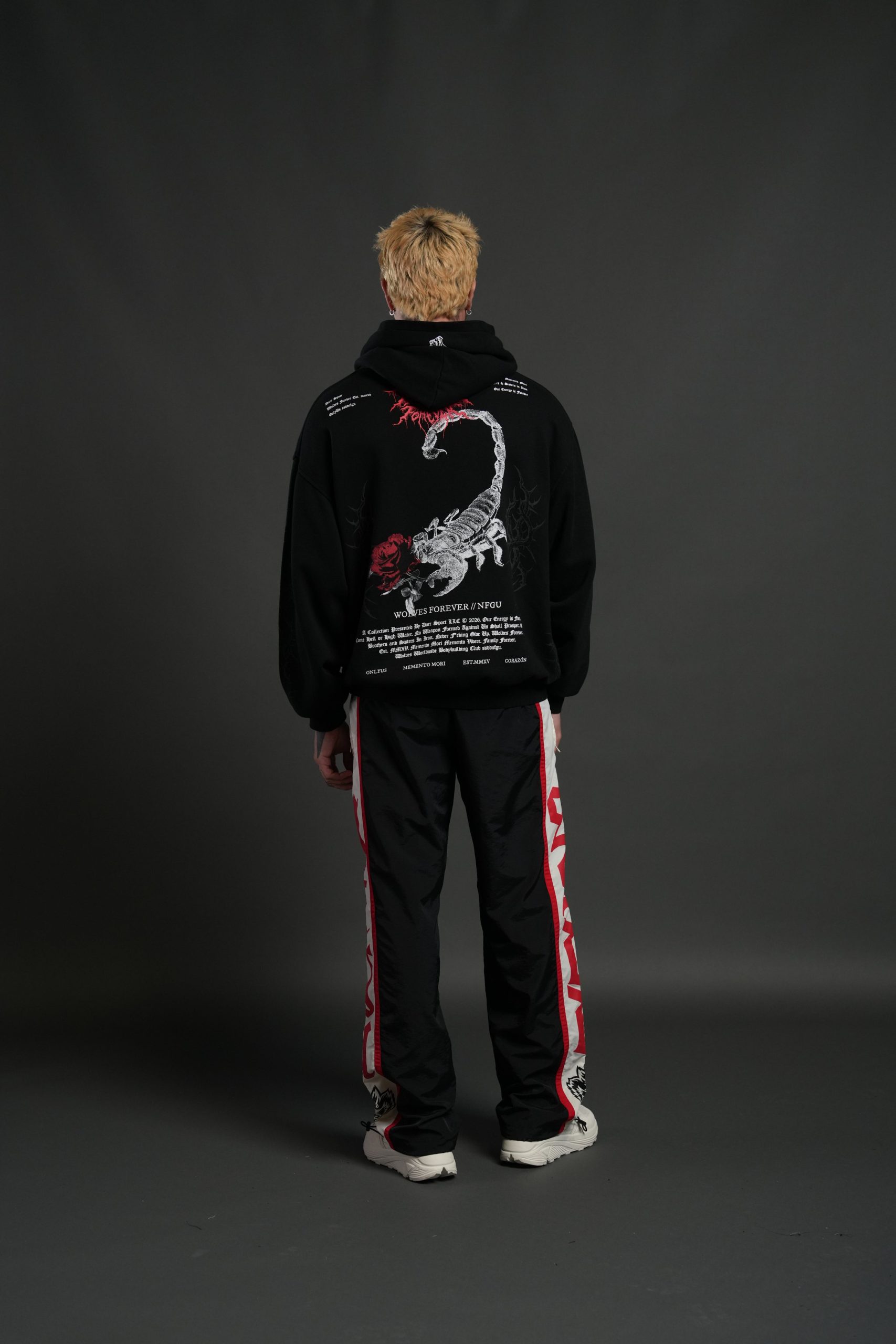 Scorpion Thorns Pierce Hoodie in Black - Image 6