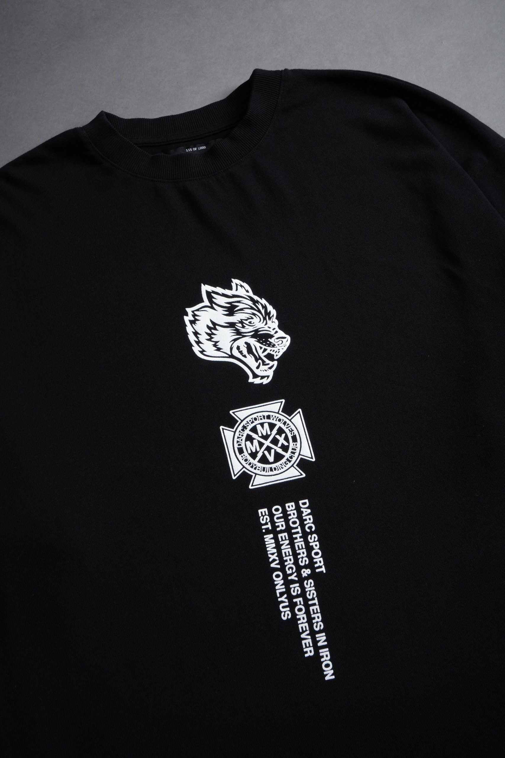 Ashes Of The Dark Premium Oversized Tee in Black - Image 4