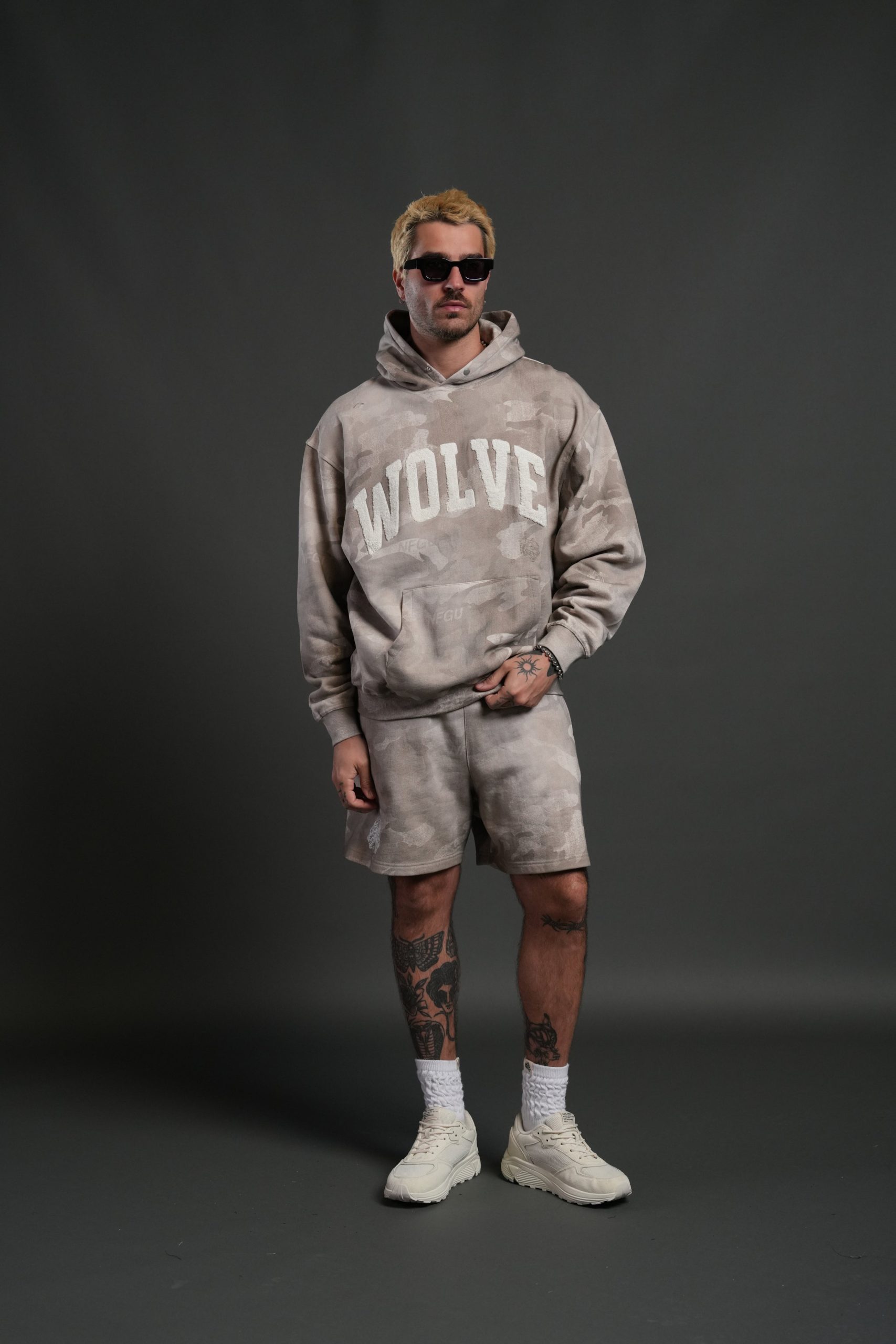 Always Loyal Unisex Pierce Hoodie in Clay Vintage Woodland Camo - Image 3