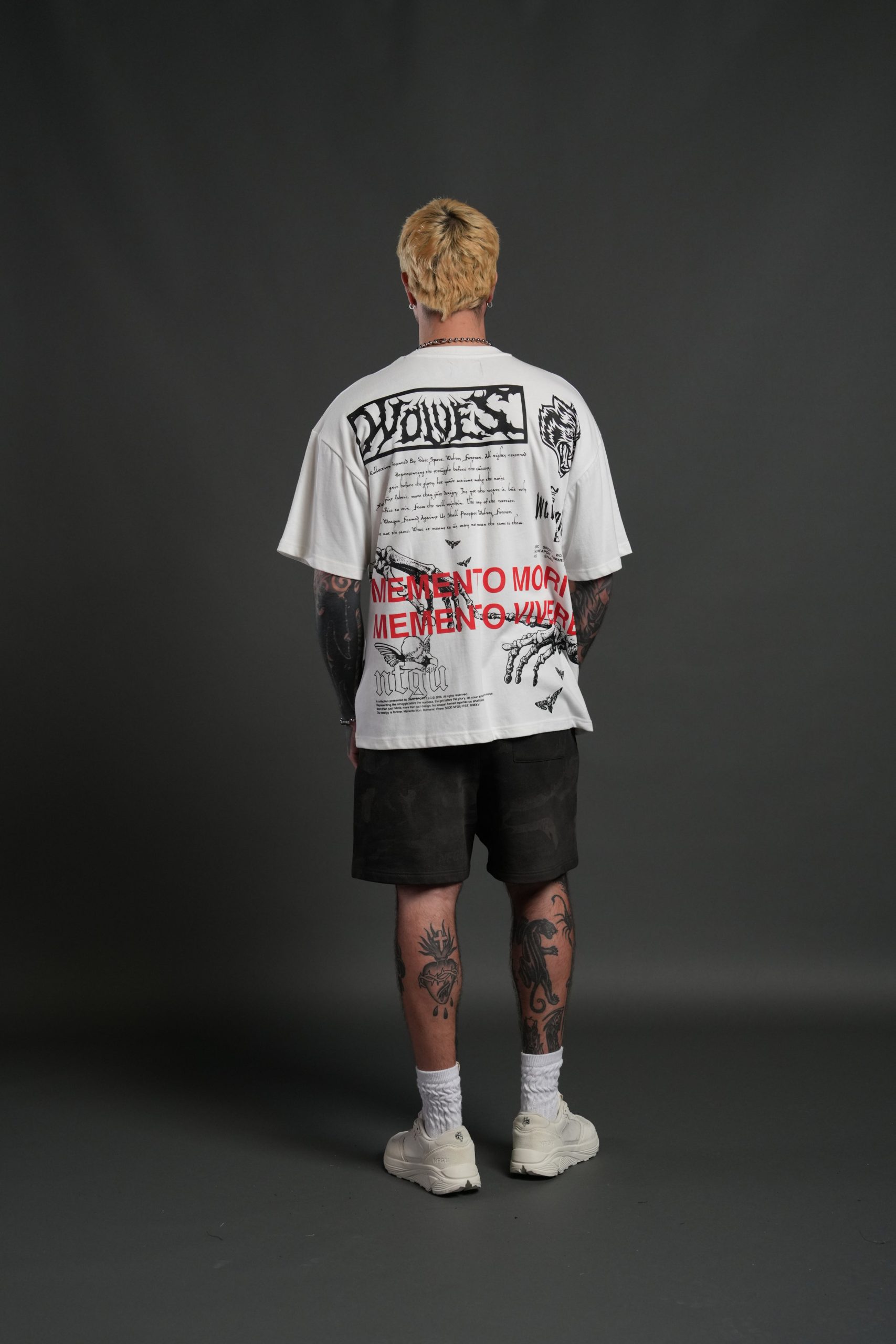 Create V2 Premium Oversized Tee in Cream - Image 6