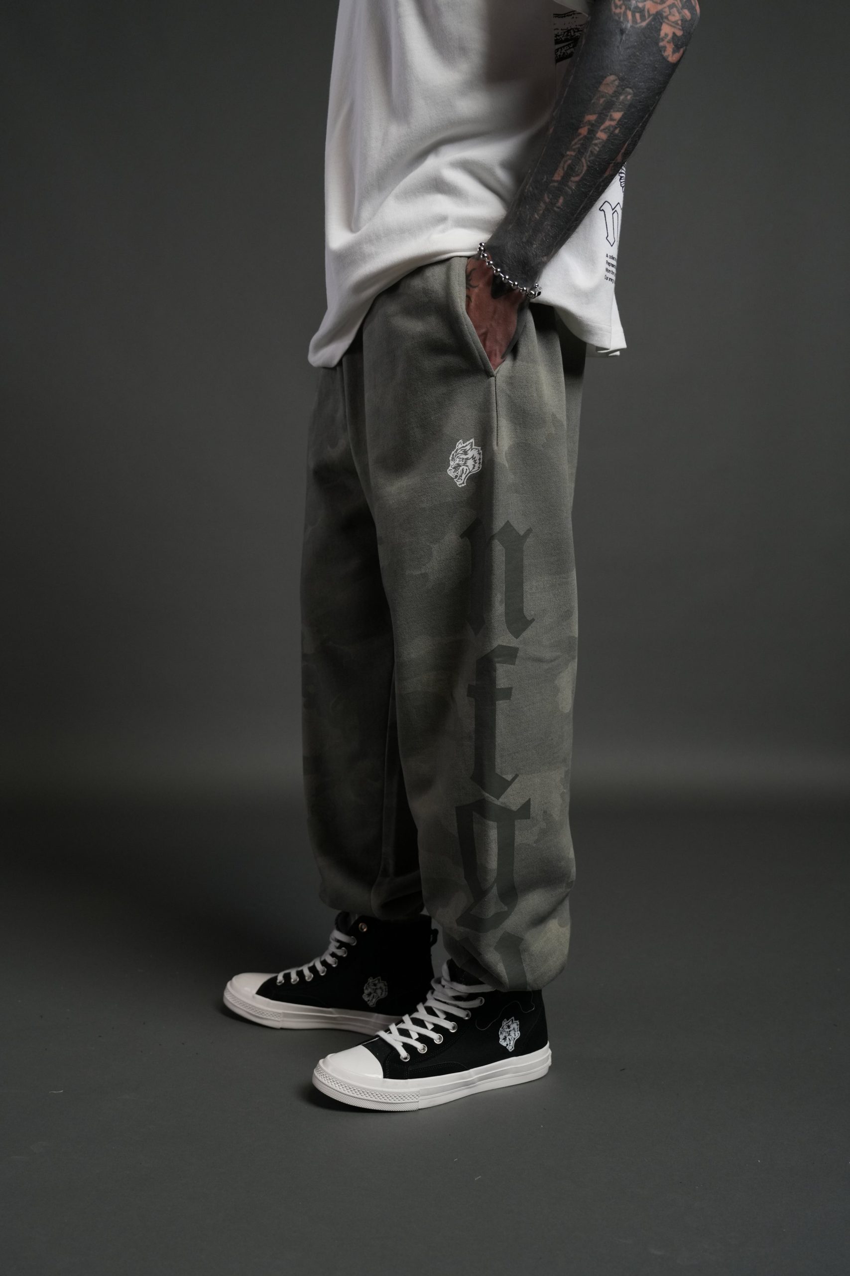 Our Mantra Lounger Sweat Pants in Lush Vintage Woodland Camo - Image 4