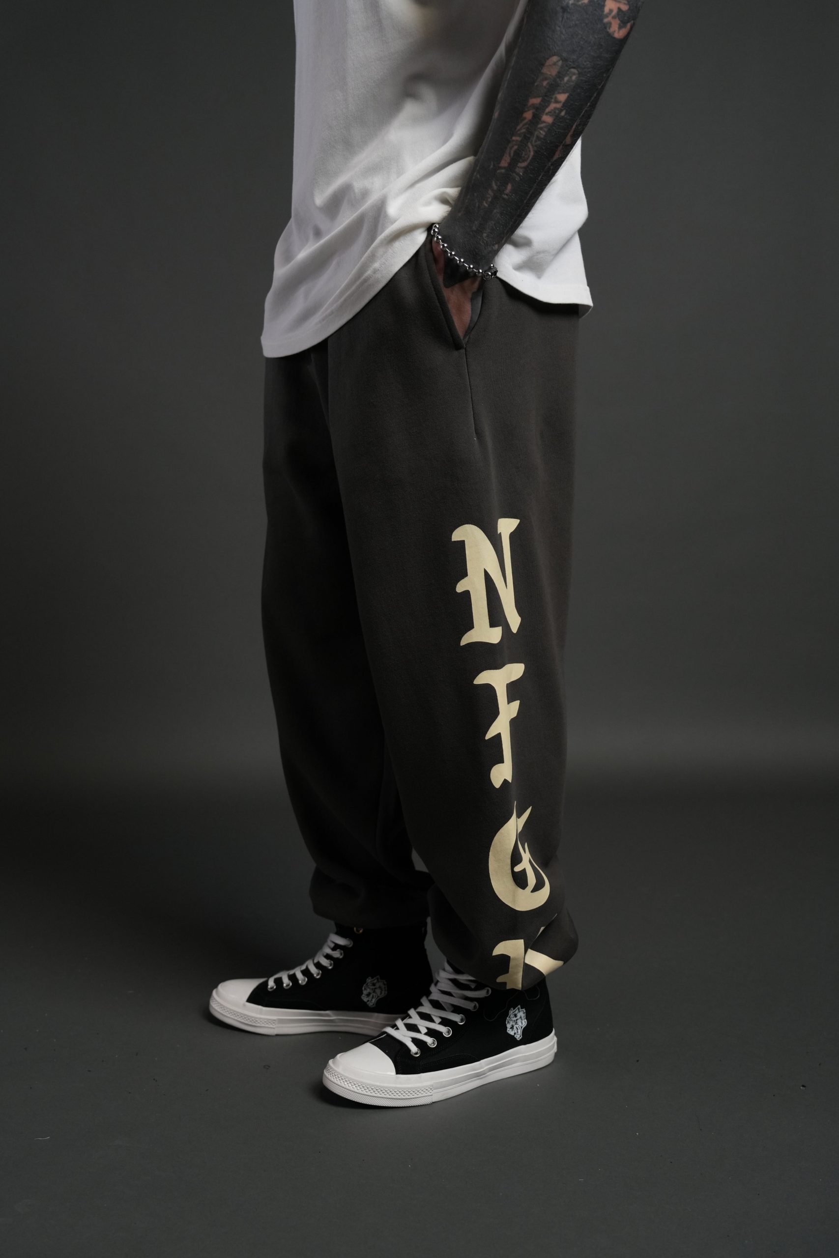 Stone Code Lightweight Lounger Sweat Pants in Wolf Gray - Image 4